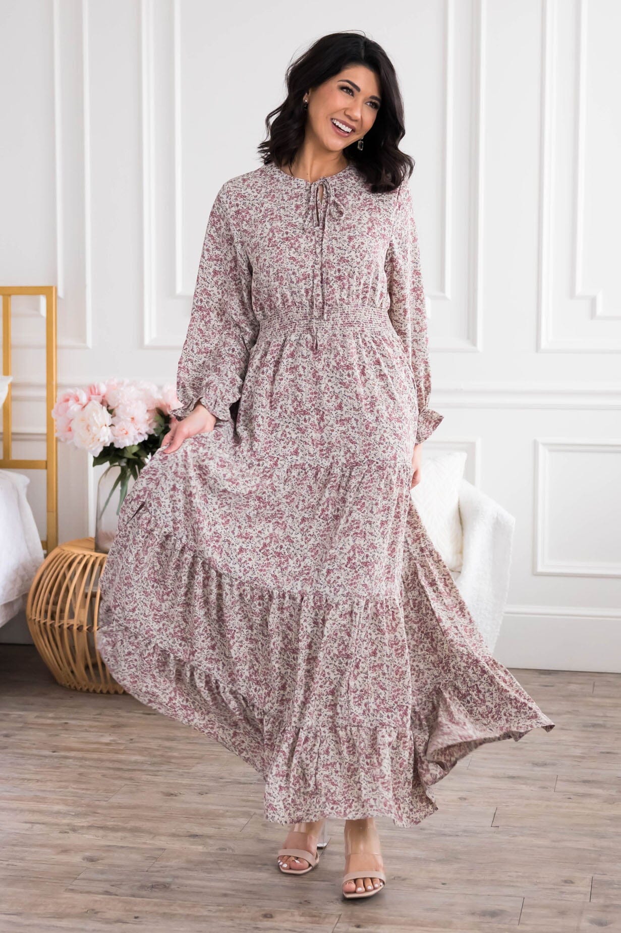 The Wesley Delicate Rose Dresses - XNAUWBI