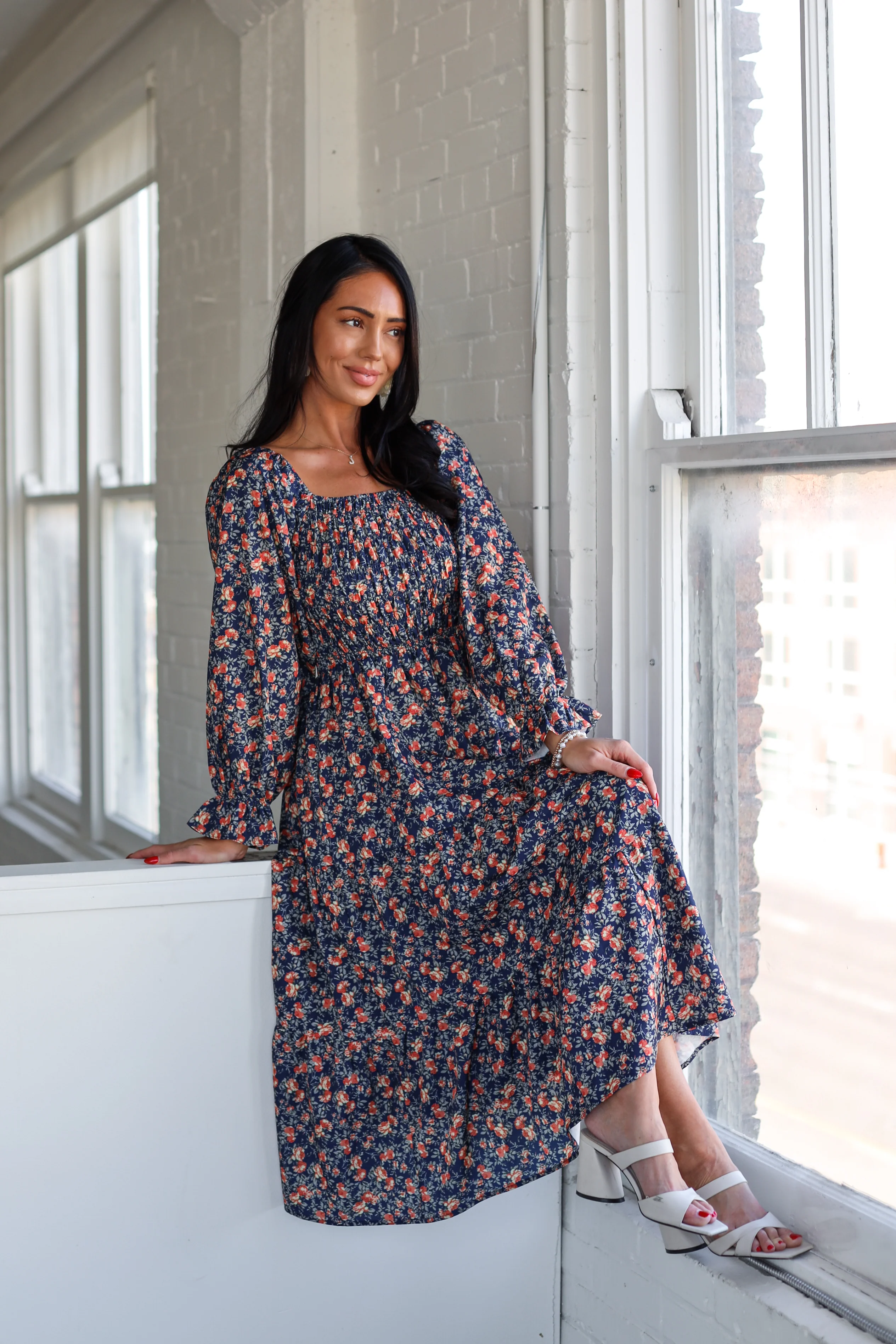 The Sullivan Citrus Bloom Dresses - XNAUWBI