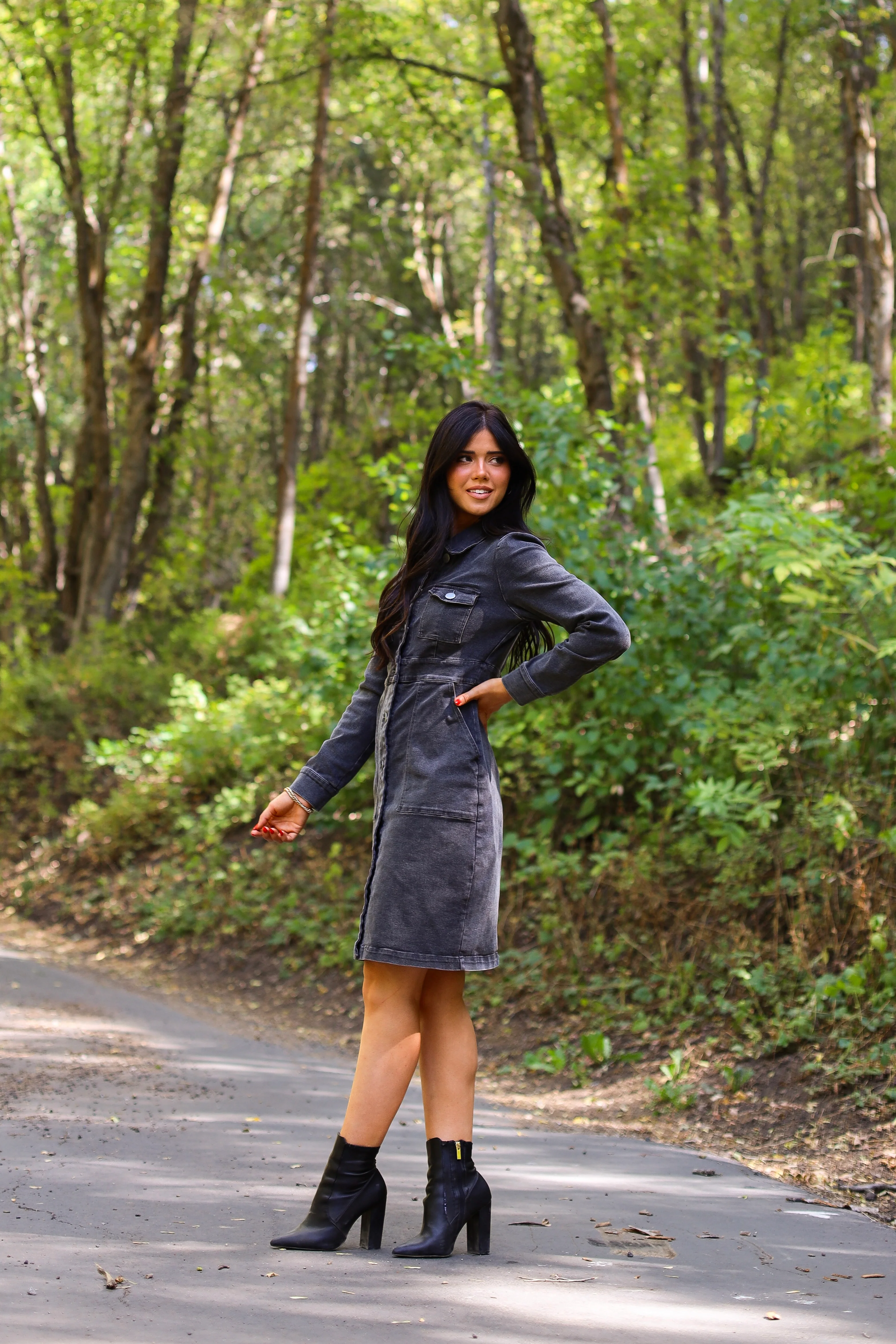 The Mae Vintage Black Wash Dresses - XNAUWBI