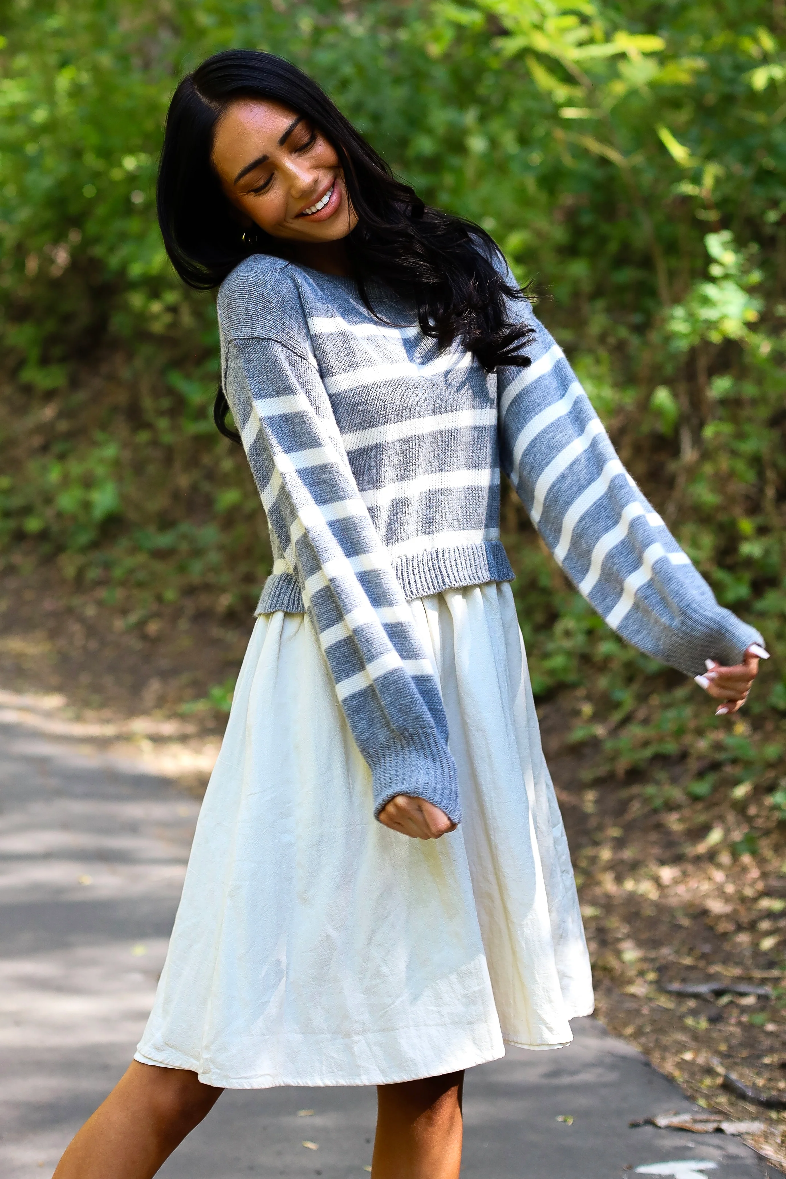 The Cameron Light Grey Dresses - XNAUWBI