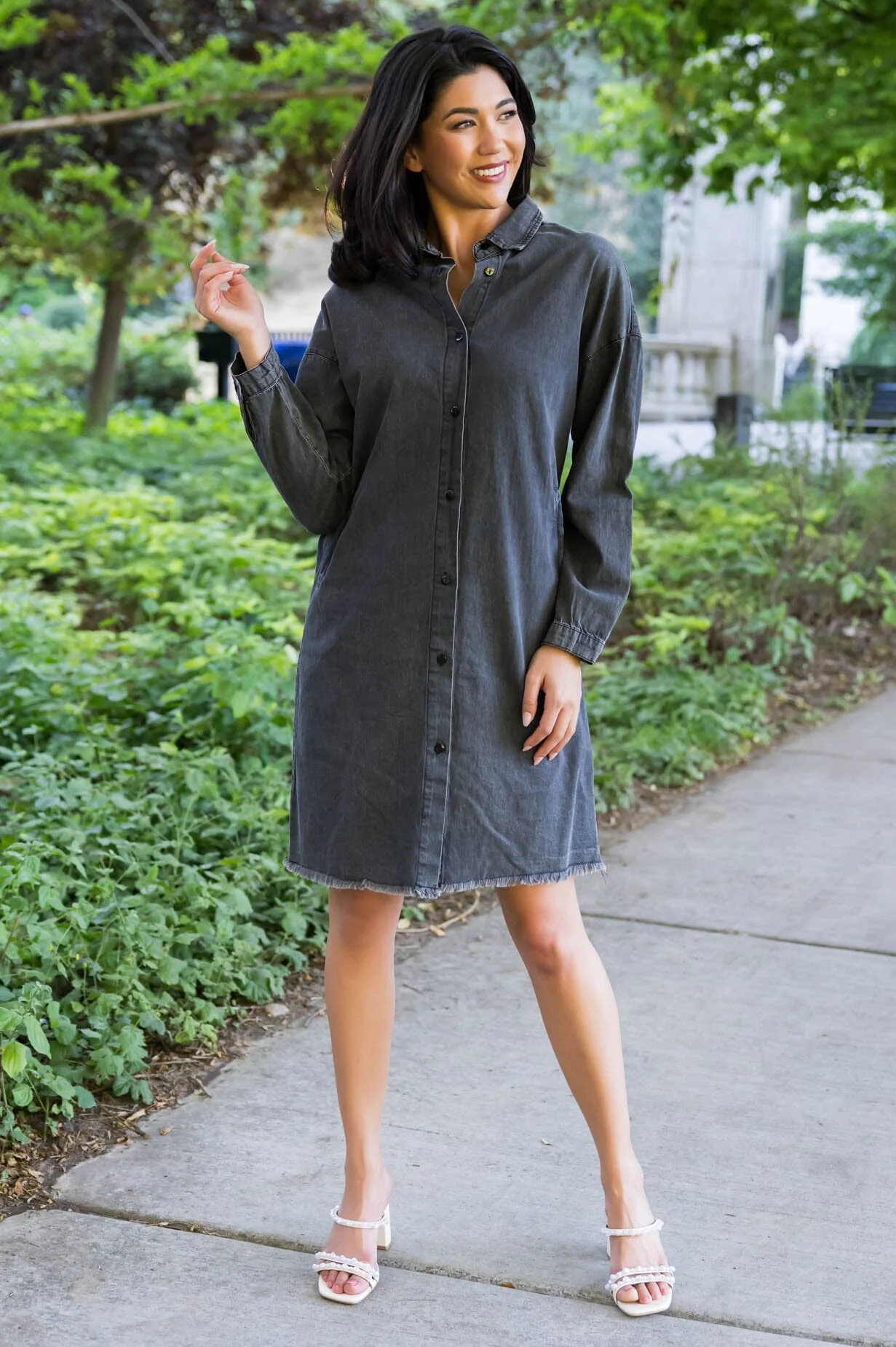 The Nora Faded Black Dresses - XNAUWBI