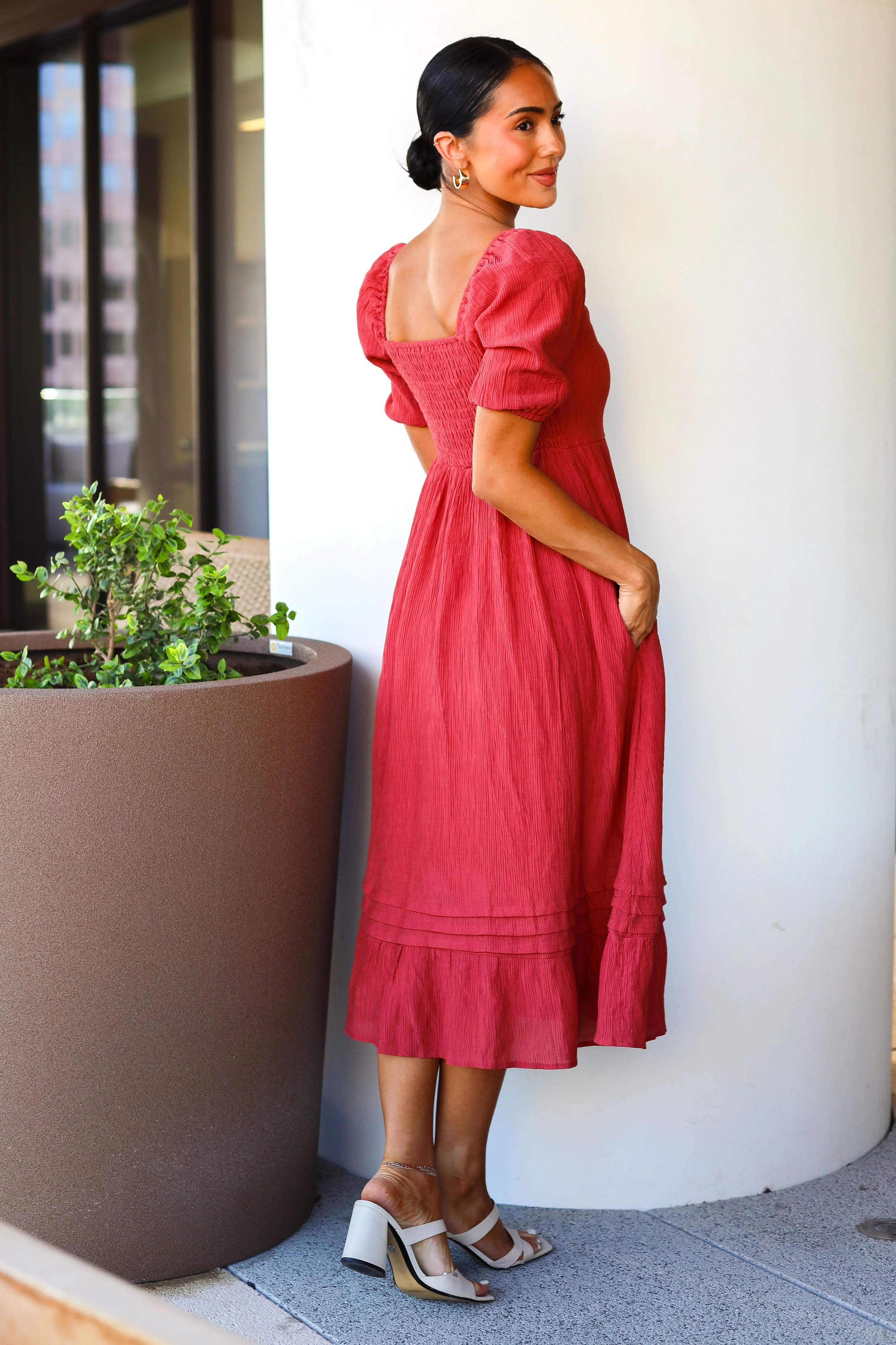 The Bronte Canyon Blush Dresses - XNAUWBI