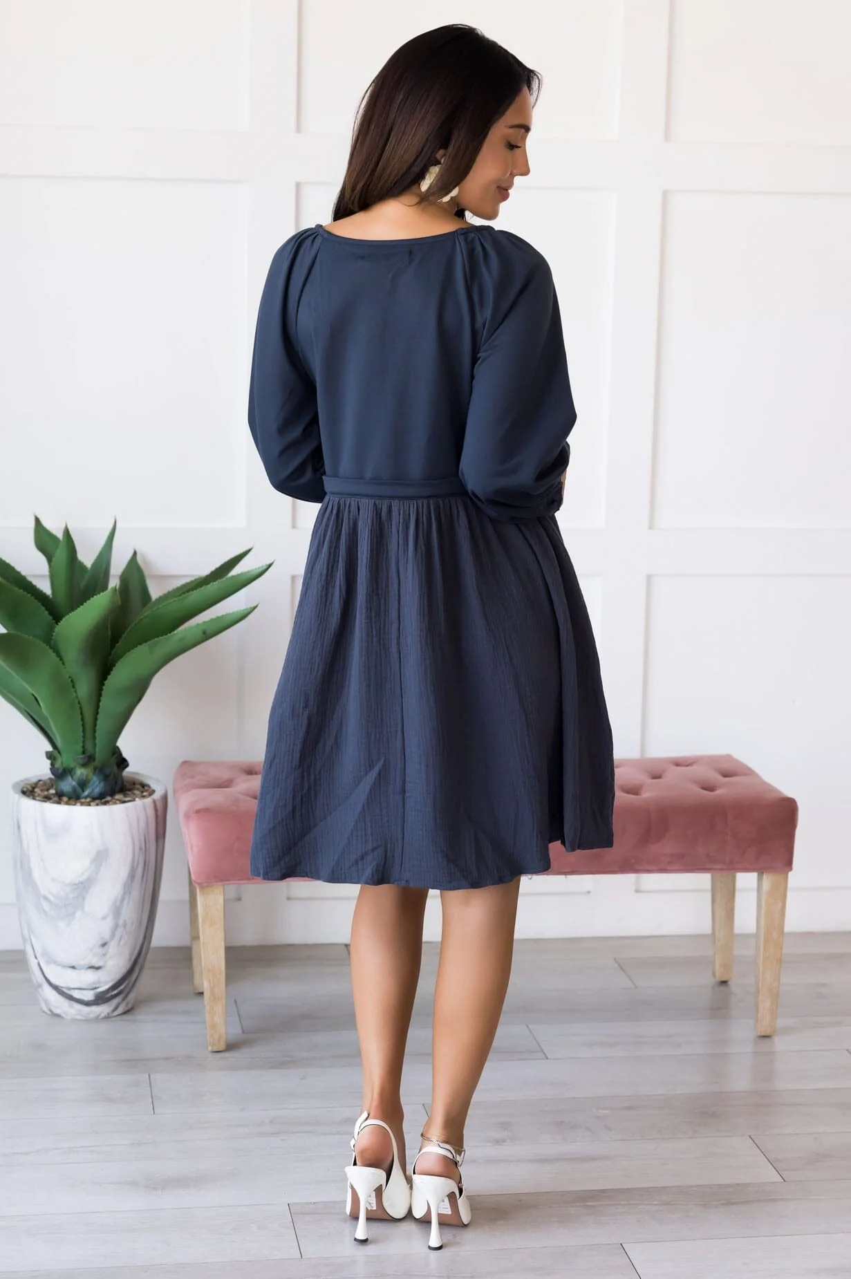 The Dawn Patriot Blue Dresses - XNAUWBI