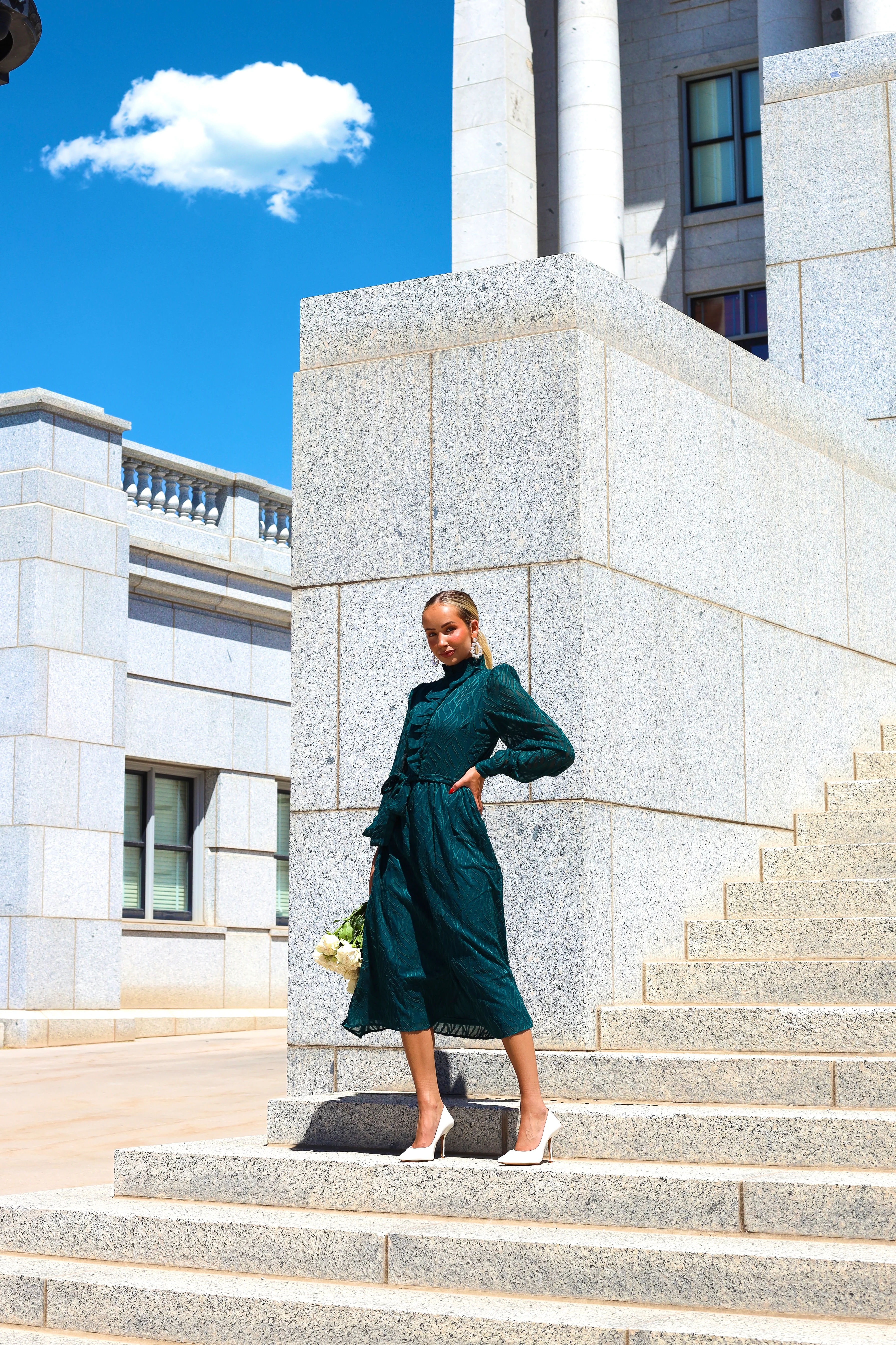 The Sandee Emerald Dresses - XNAUWBI