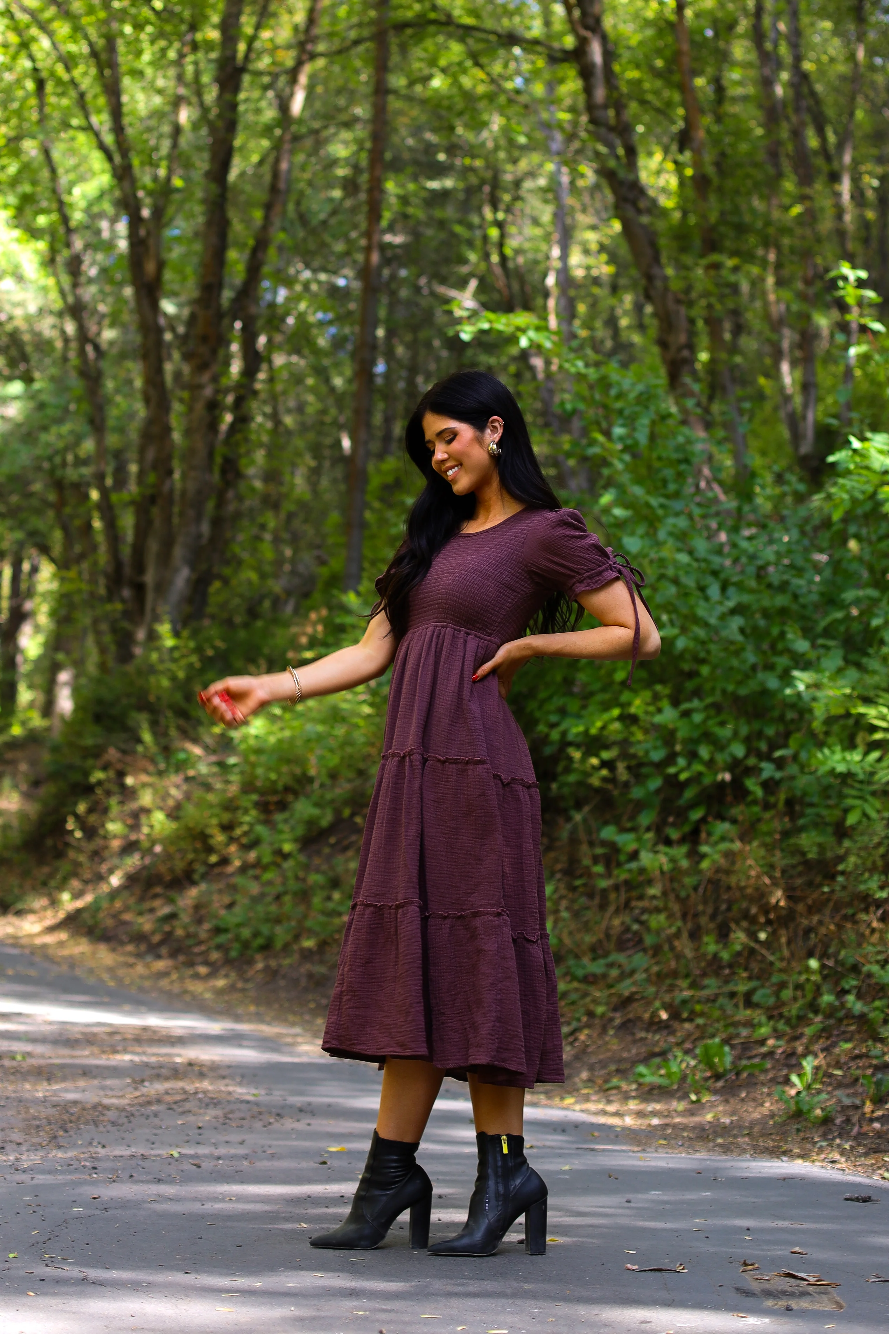 The Merritt Saddlewood Dresses - XNAUWBI