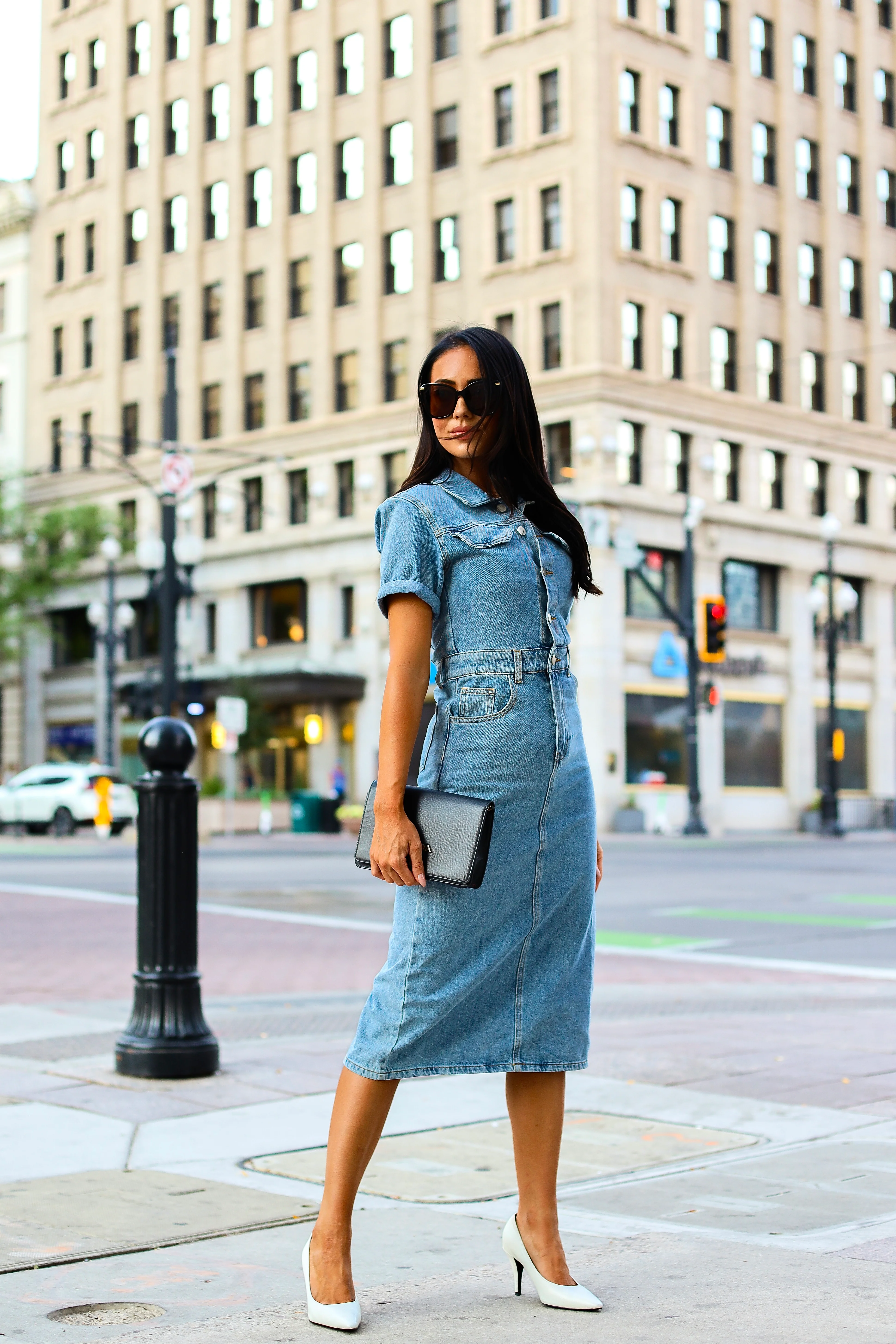 The Desirae Vintage Denim Dresses - XNAUWBI
