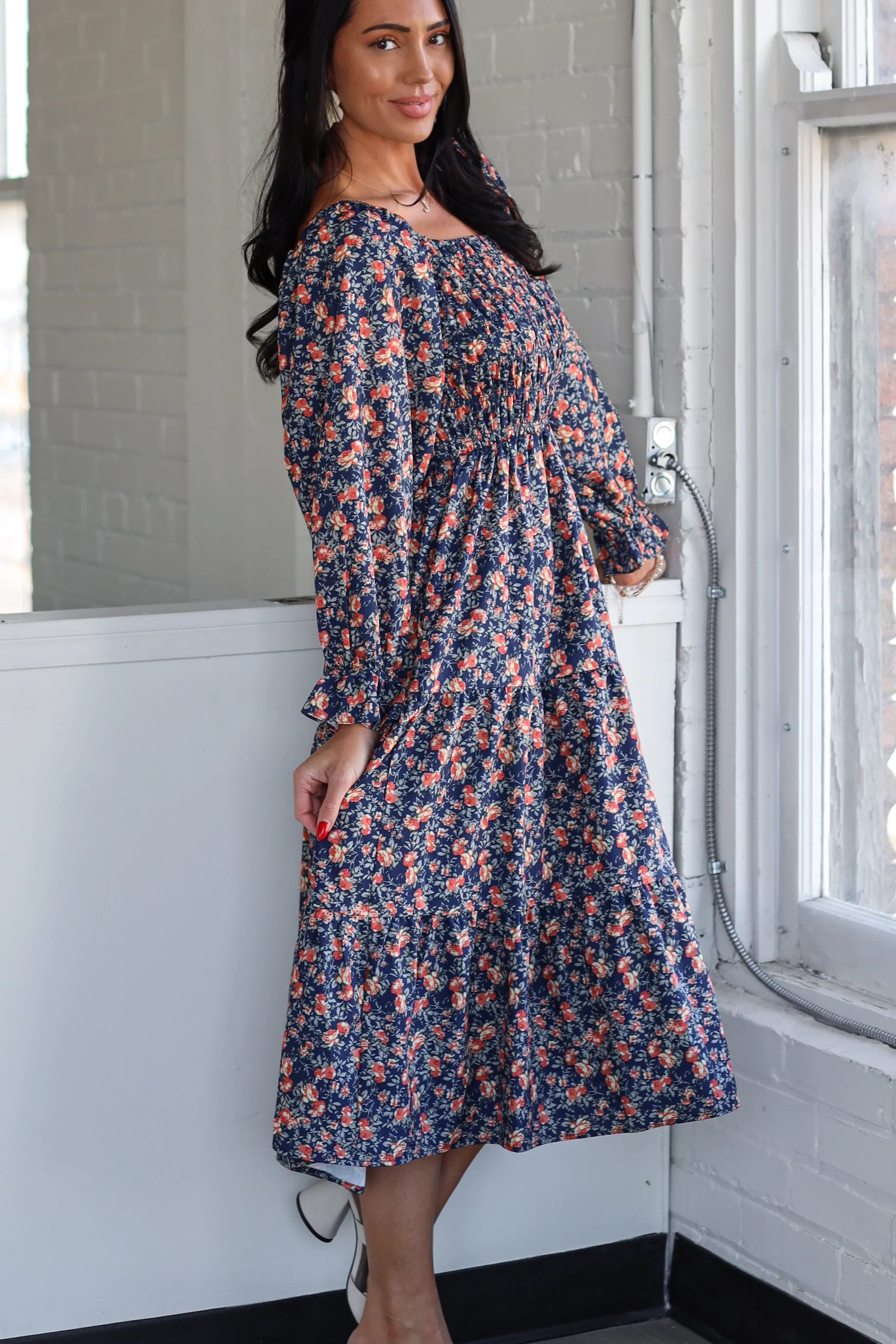 The Sullivan Citrus Bloom Dresses - XNAUWBI