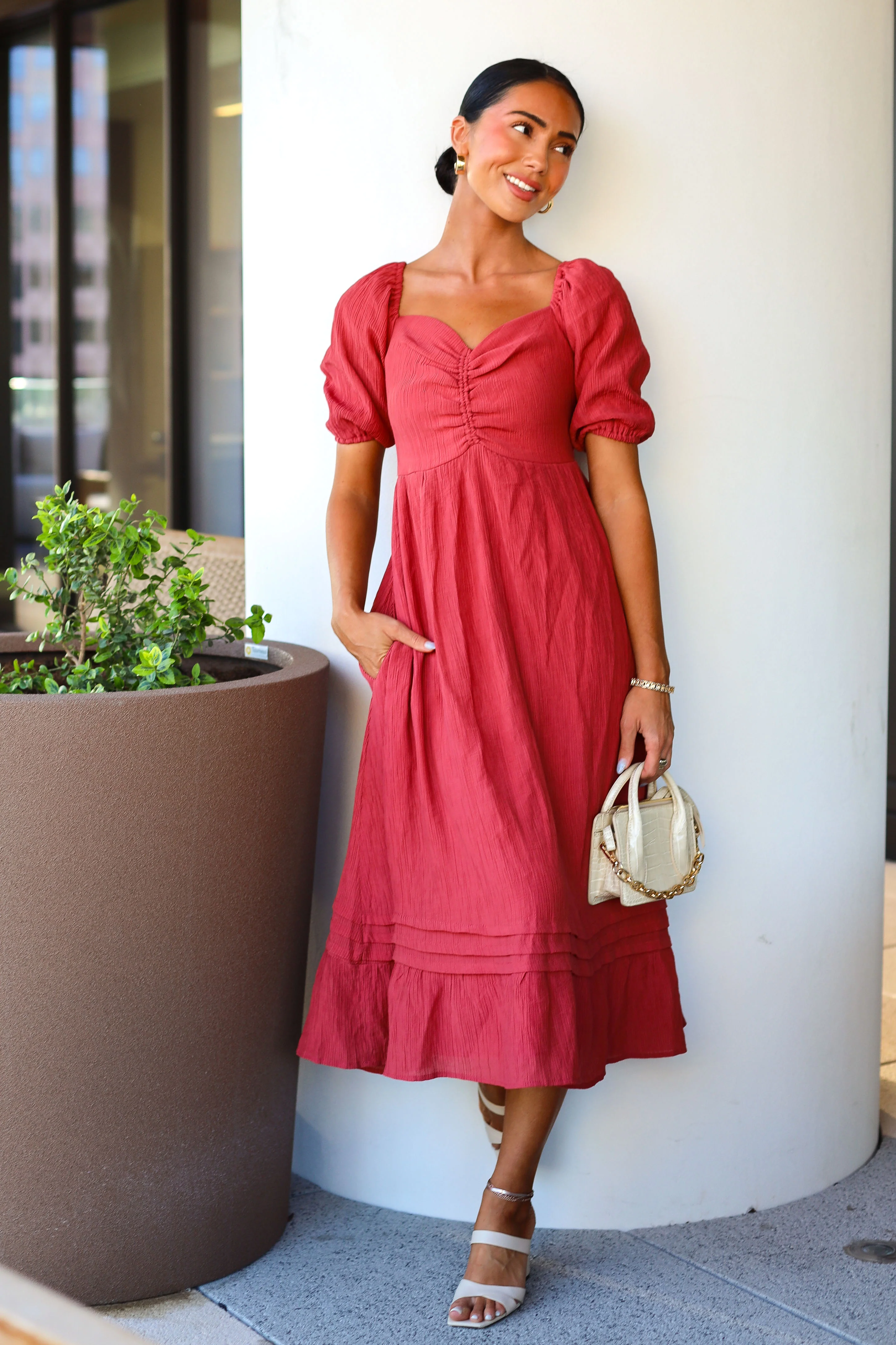 The Bronte Canyon Blush Dresses - XNAUWBI