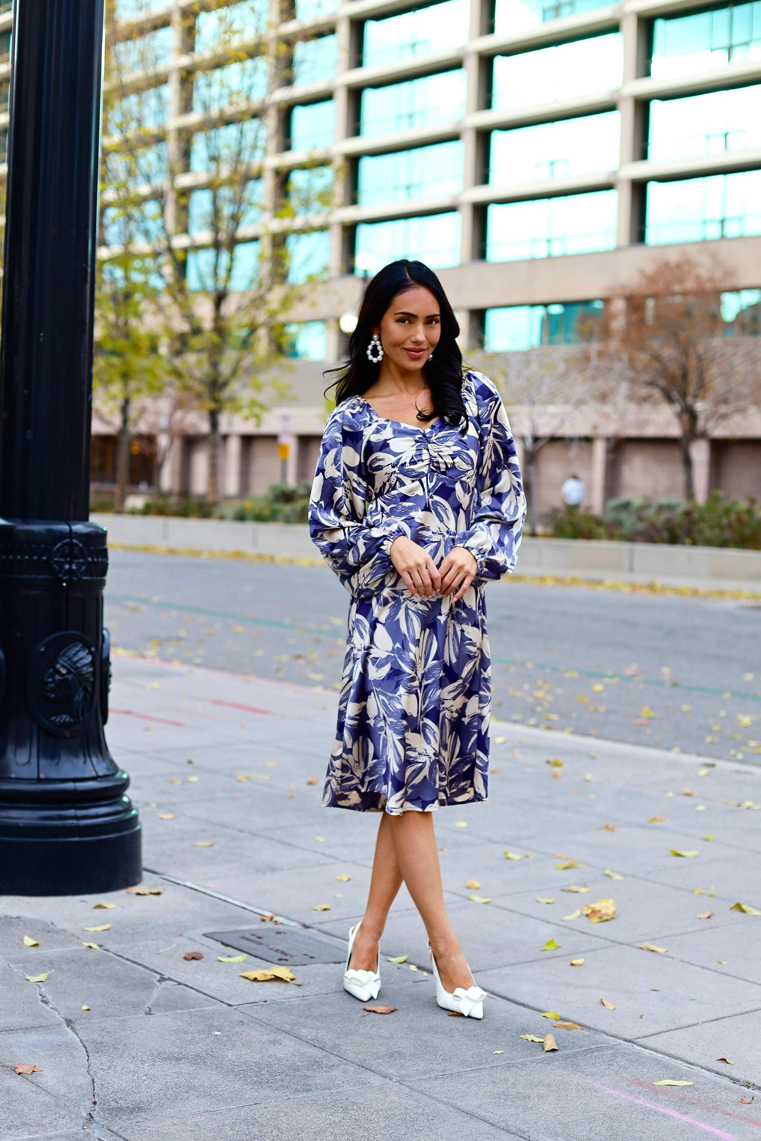 The Nellie Groovy Indigo Dresses - XNAUWBI