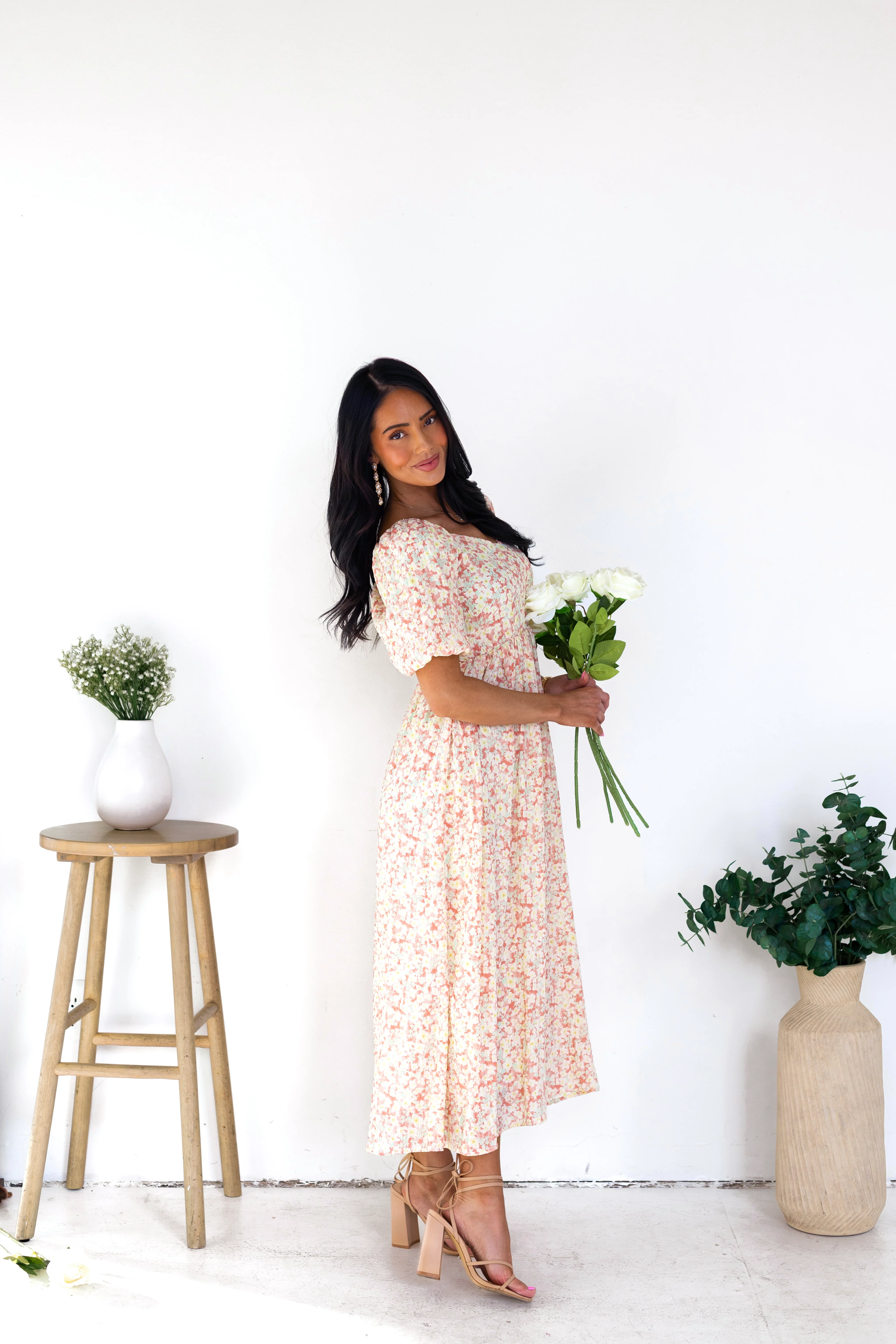 The Sunday Seashell Coral Dresses - XNAUWBI