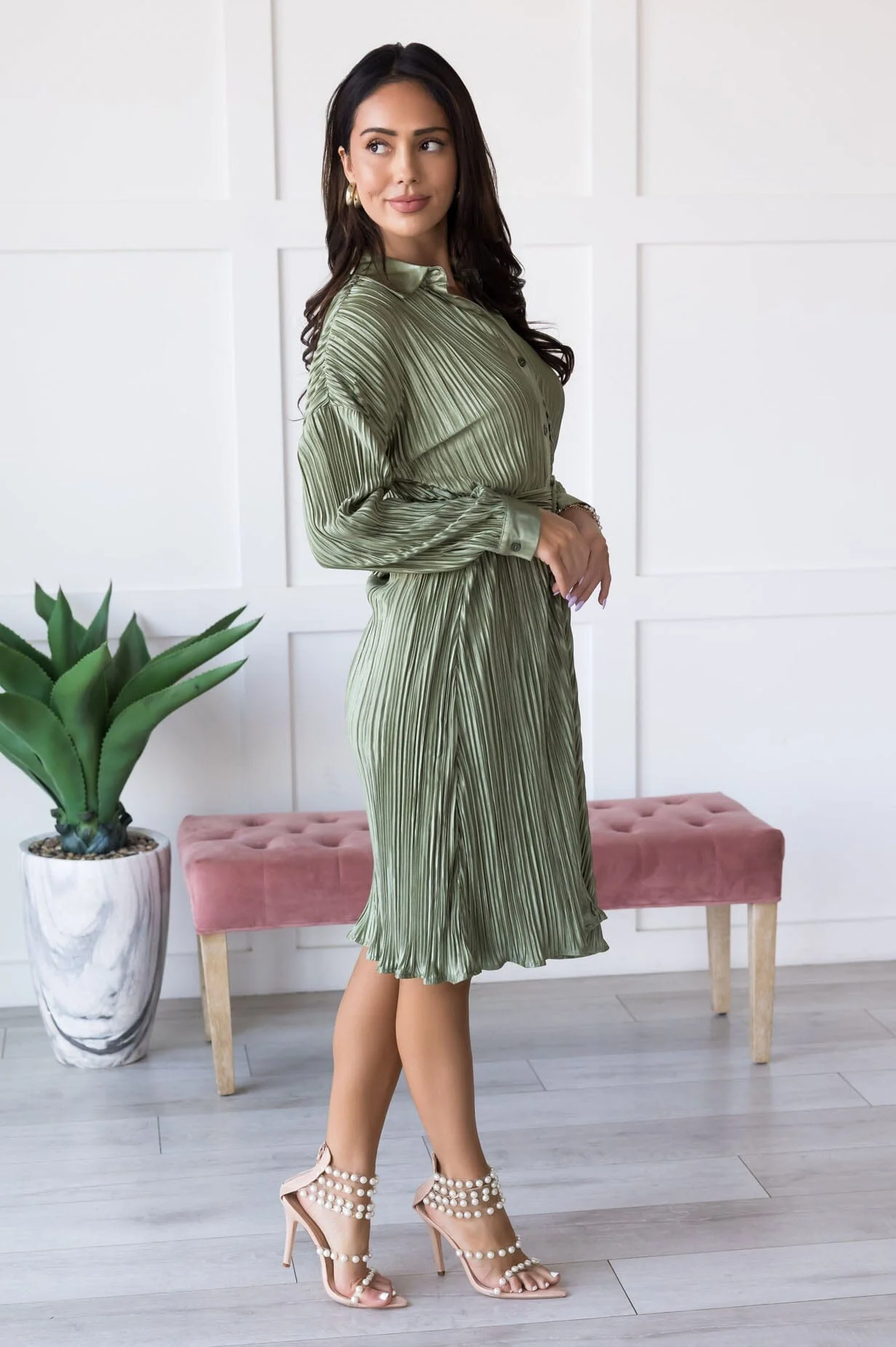The Elysia Milky Tea Dresses - XNAUWBI