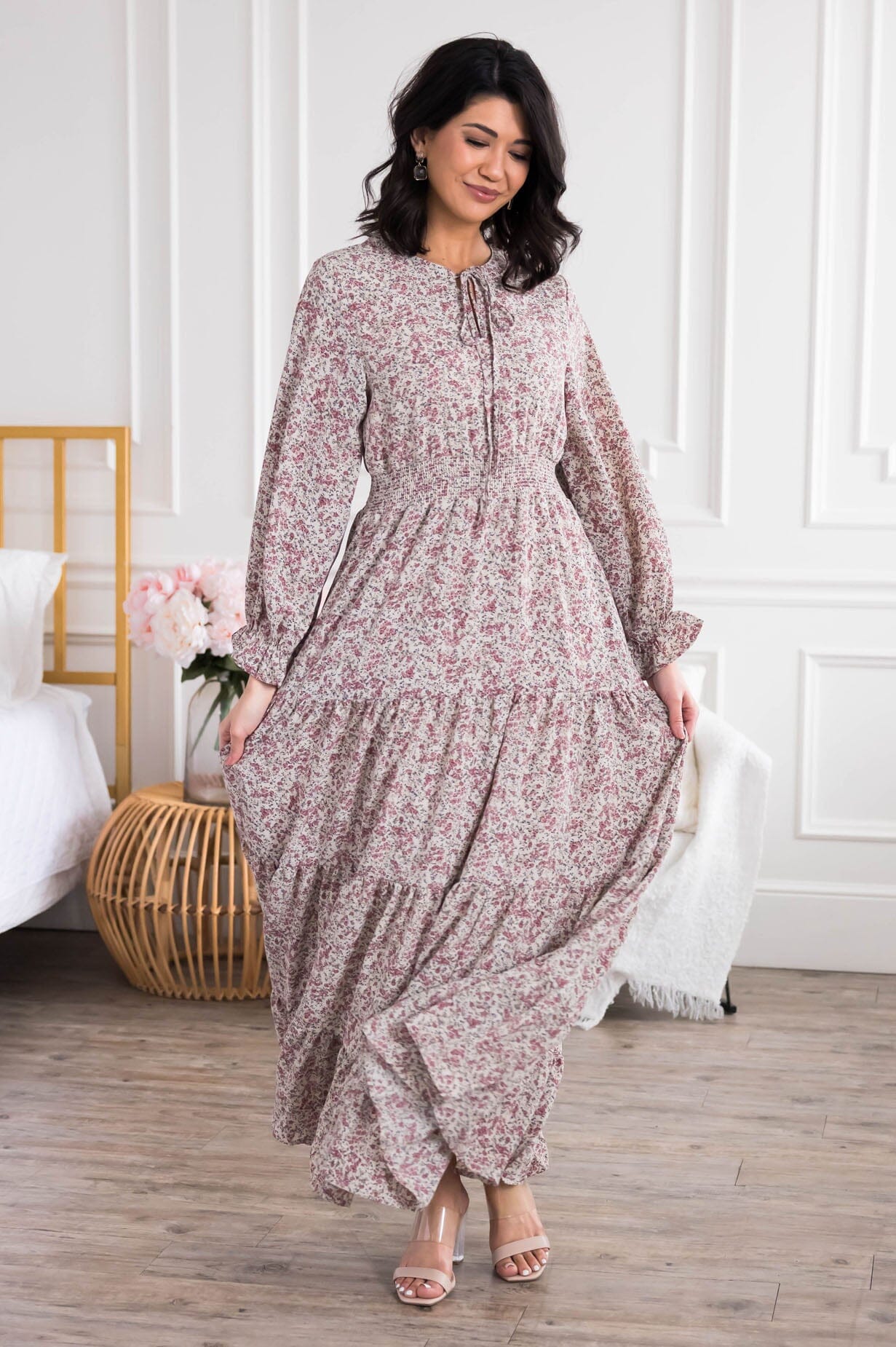 The Wesley Delicate Rose Dresses - XNAUWBI