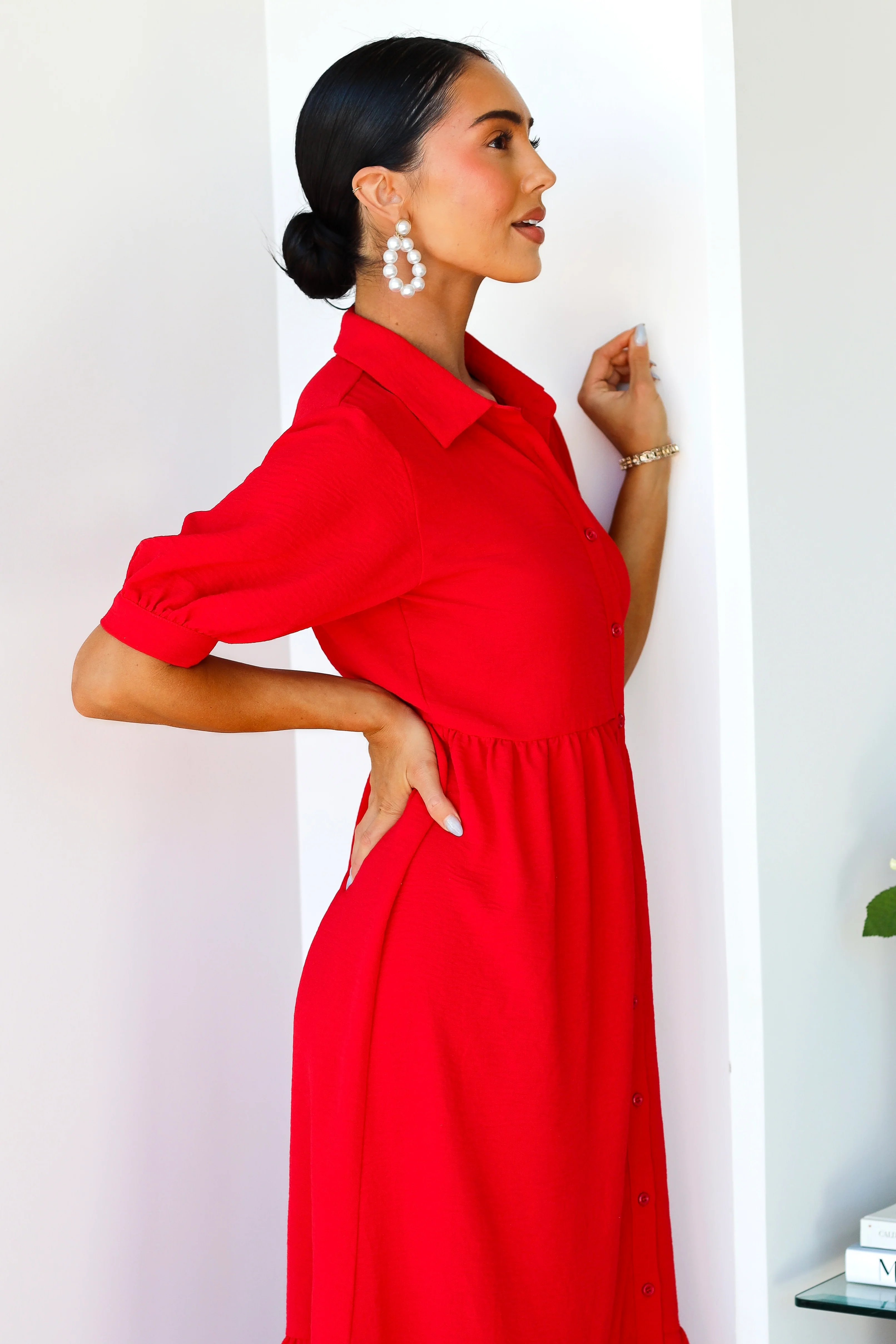 The Leo Cherry Tomato Dresses - XNAUWBI