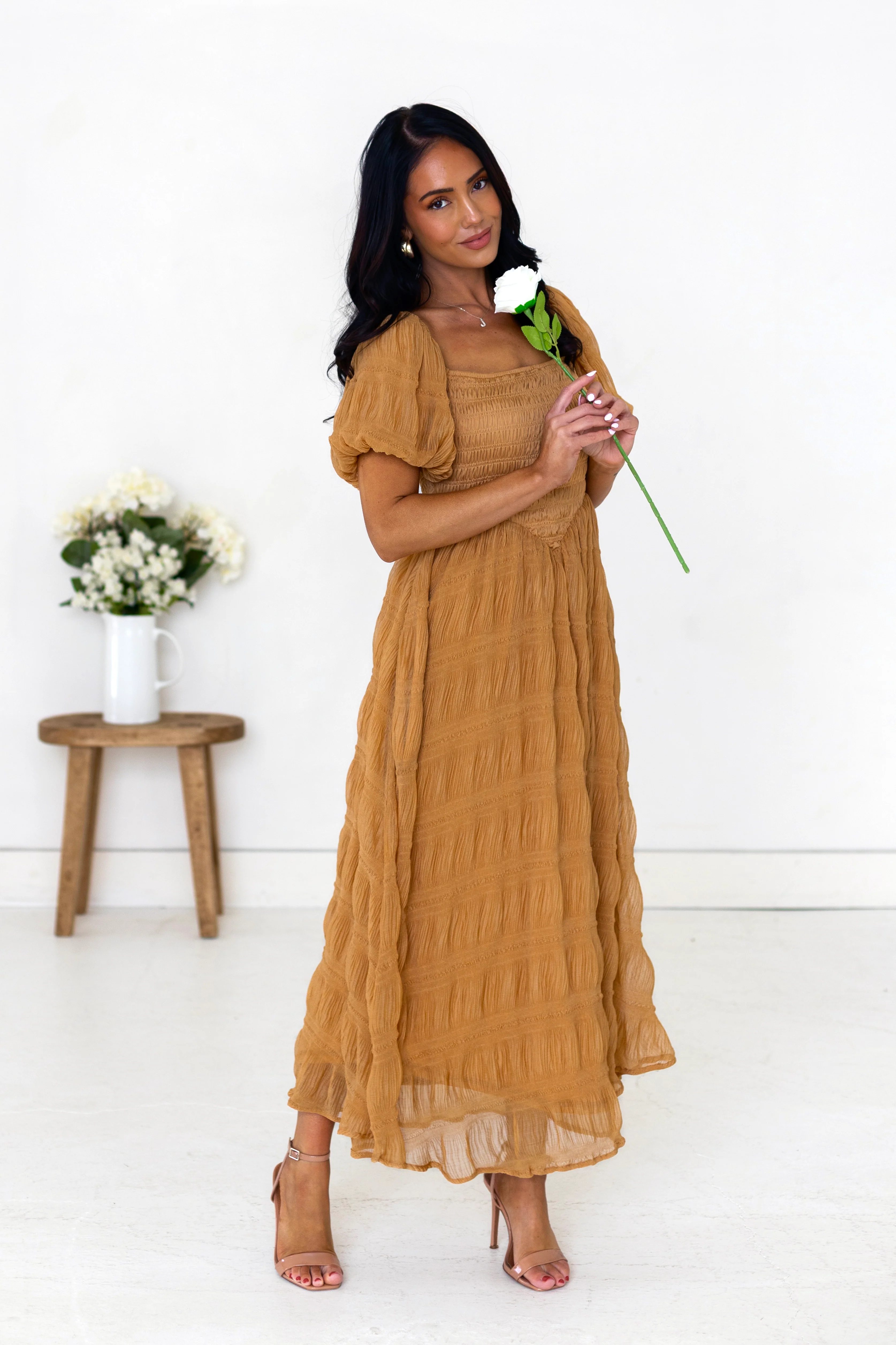 The Baylen Ginger Dresses - XNAUWBI