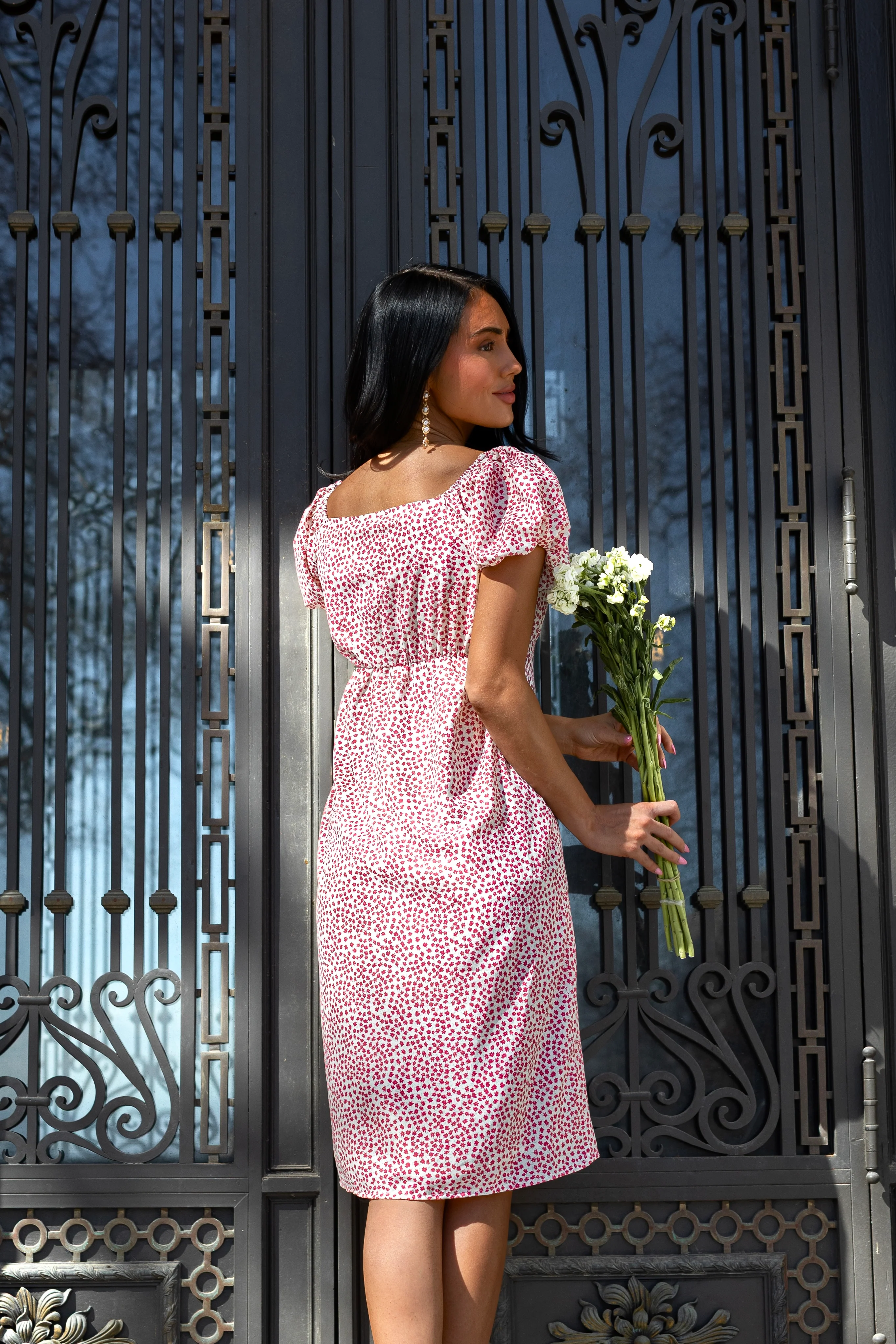 The Tuesday Pink Daisy Dresses - XNAUWBI