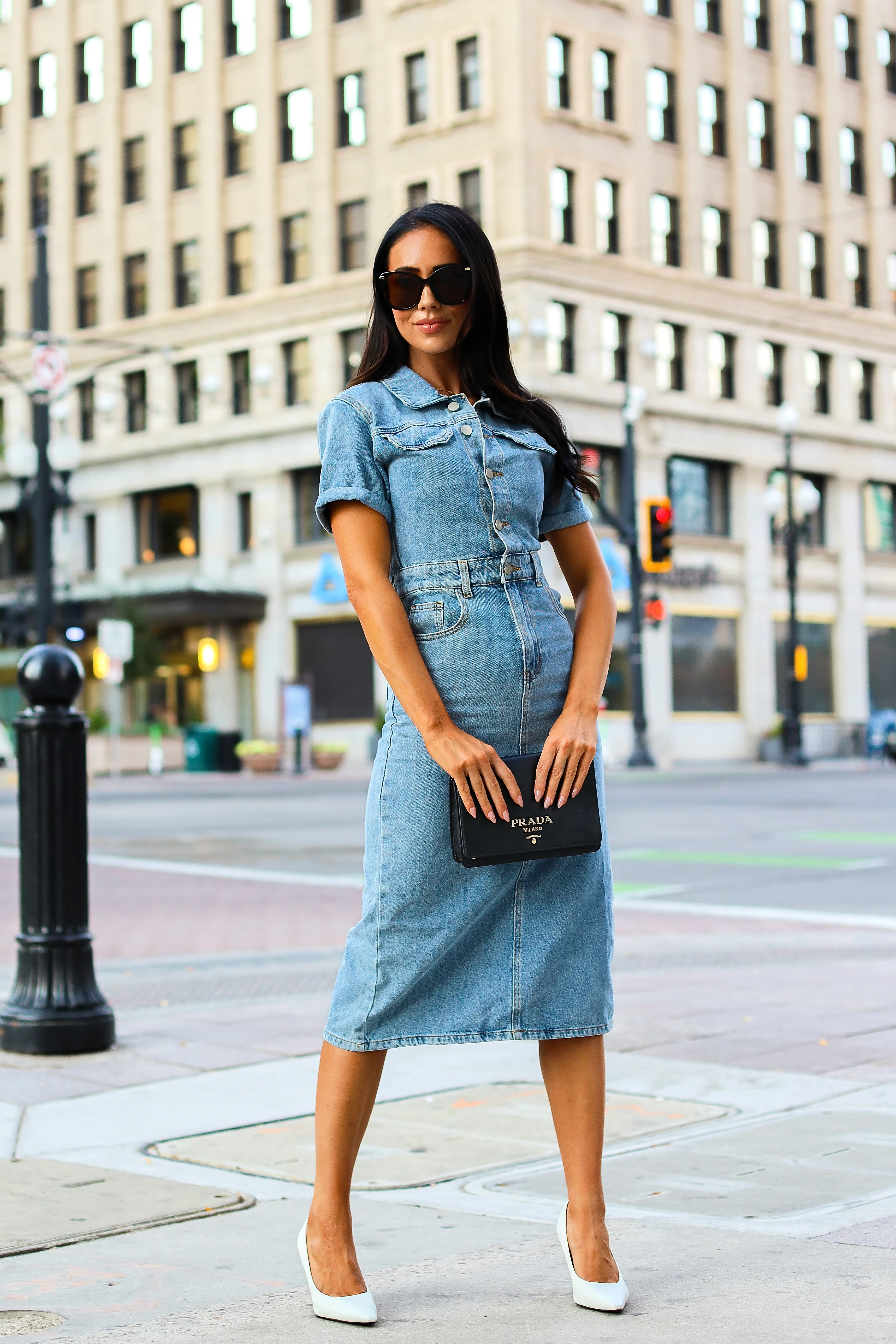 The Desirae Vintage Denim Dresses - XNAUWBI