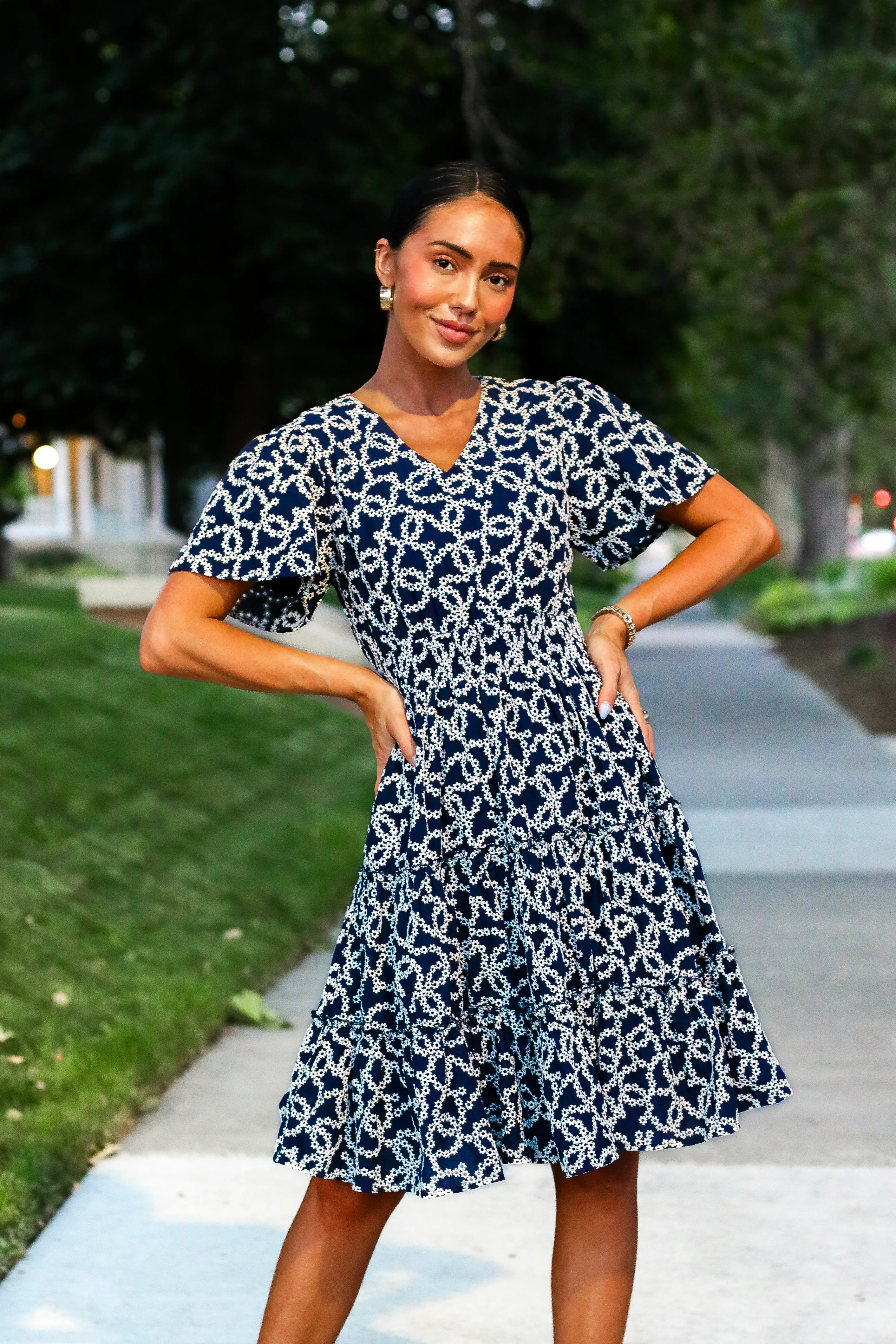 The Jemma Midnight Lotus Dresses - XNAUWBI