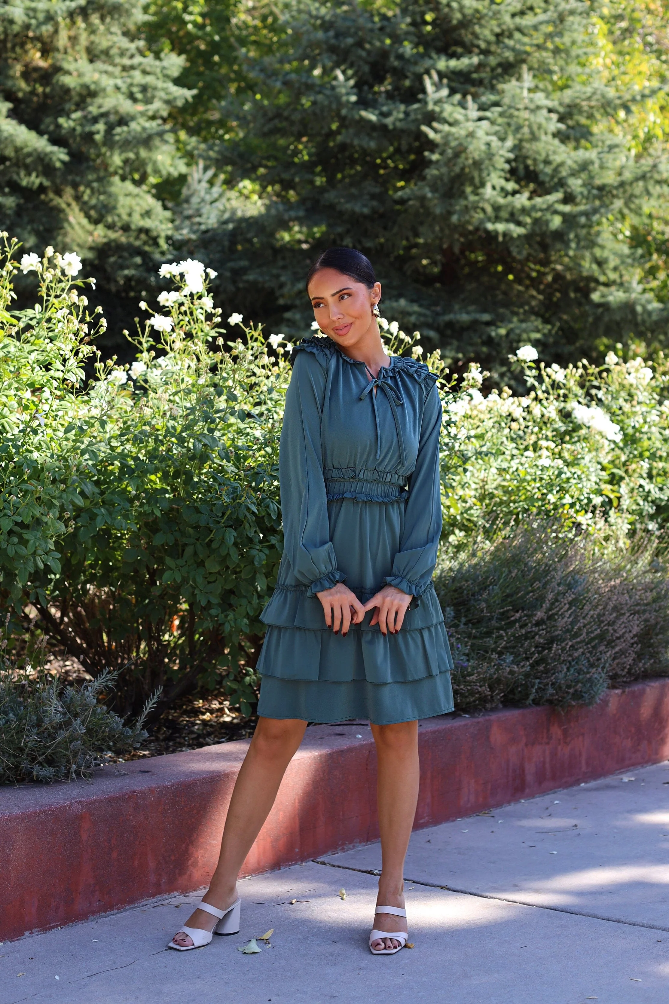 The Eloise Palace Green Dresses - XNAUWBI