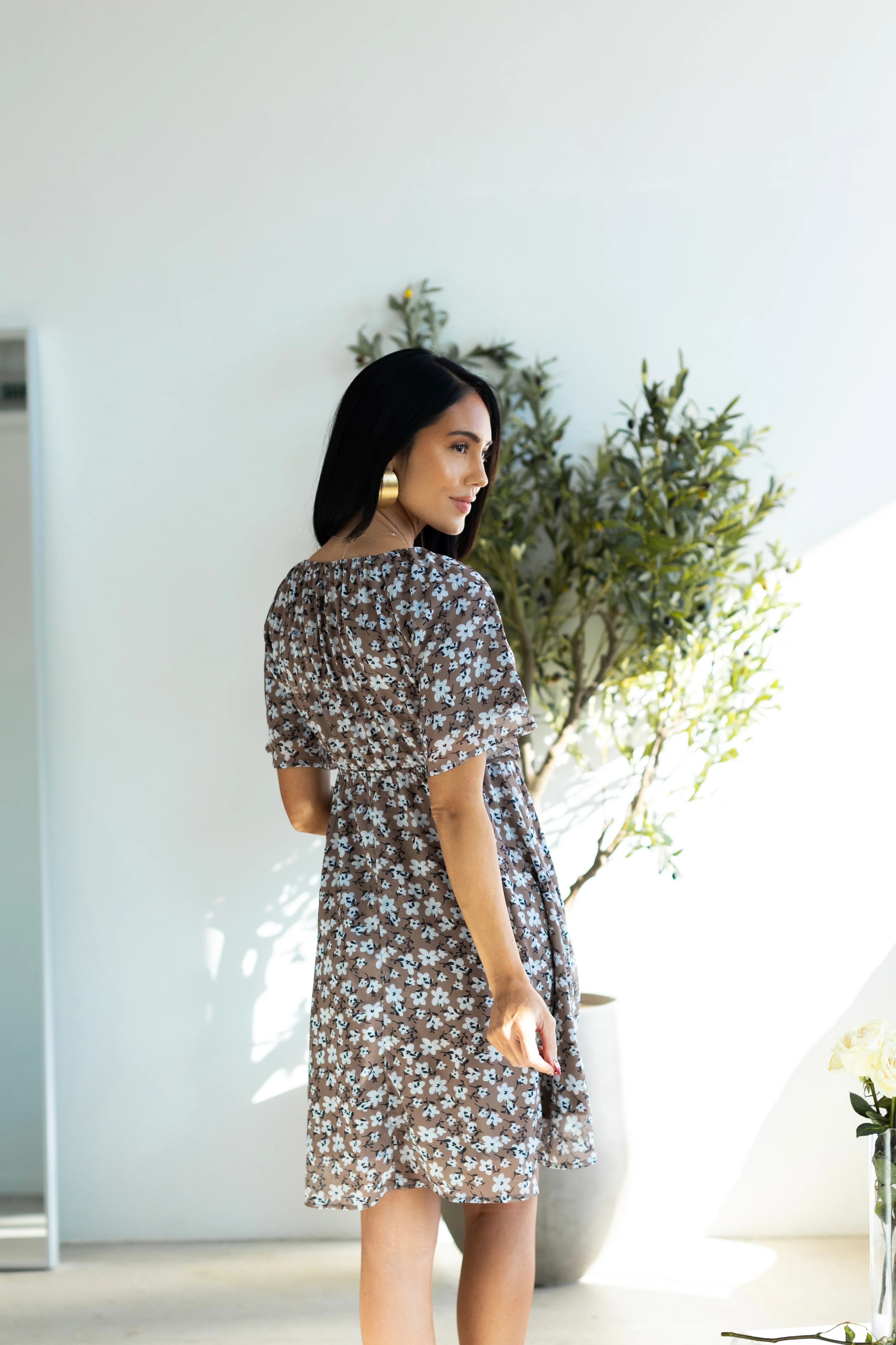 The Oakland Mocha Medley Dresses - XNAUWBI