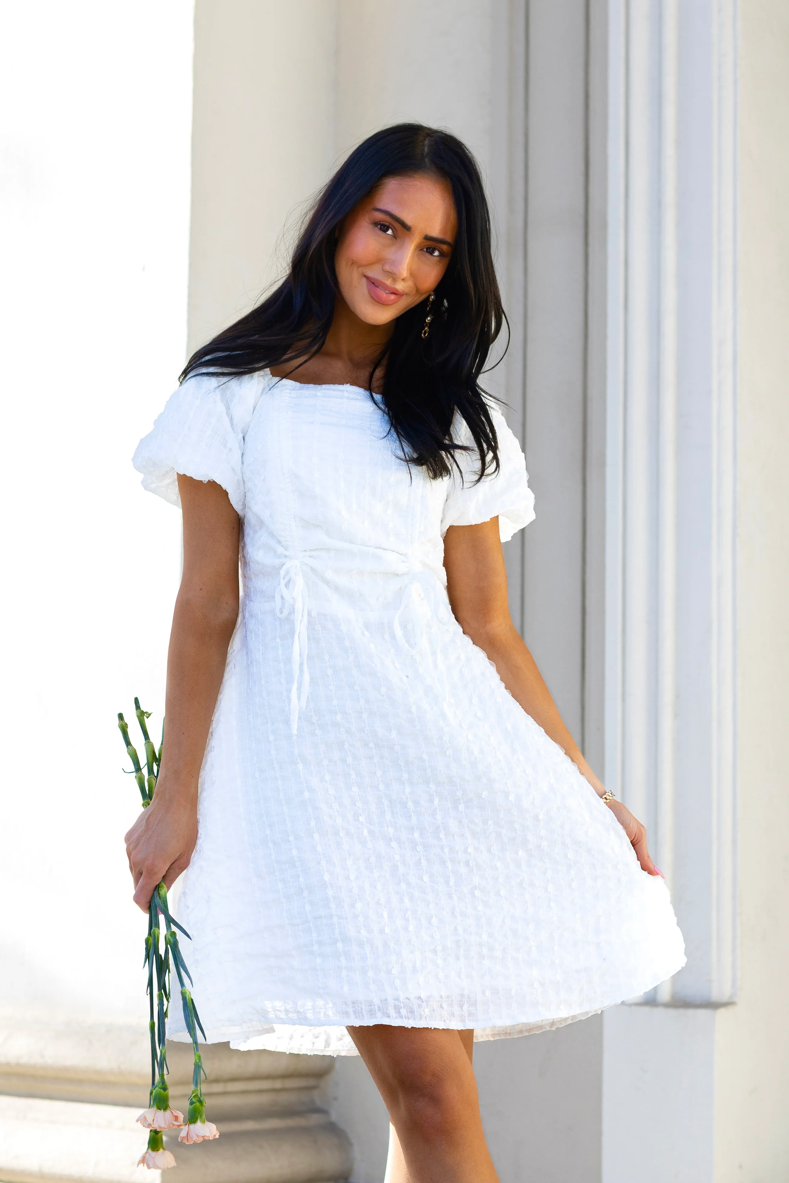 The Saylor White Dresses - XNAUWBI