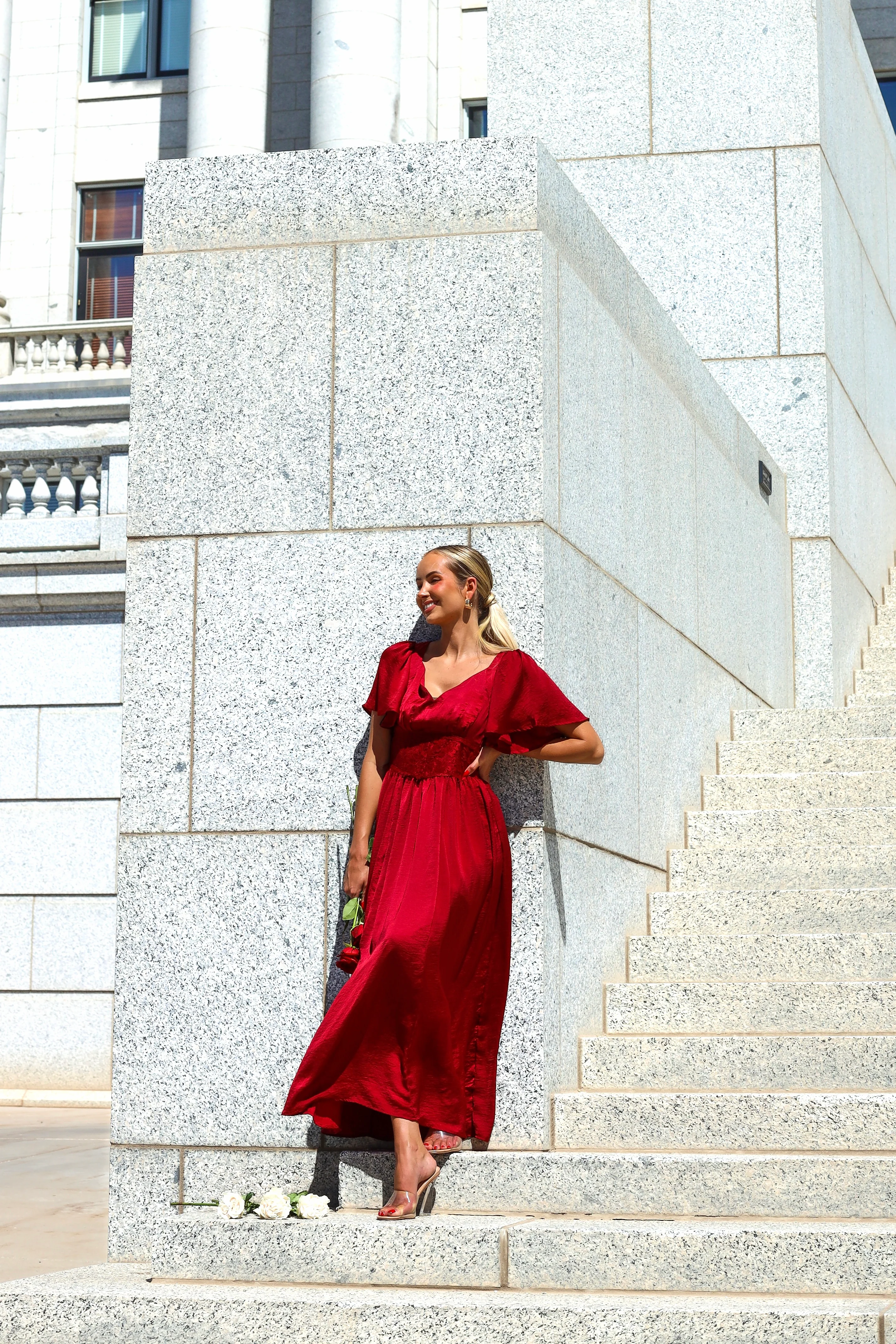 The Kendria Cranberry Dresses - XNAUWBI