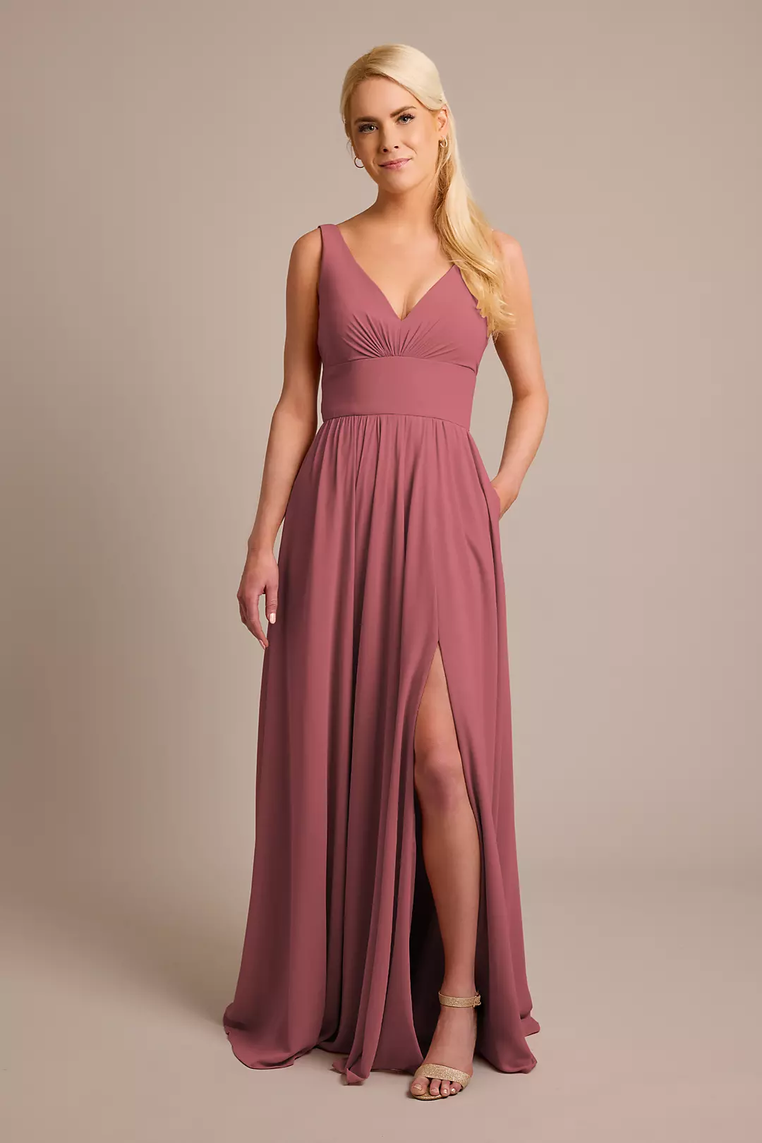 Chiffon Tank A-Line Dresses - XNAUWBI