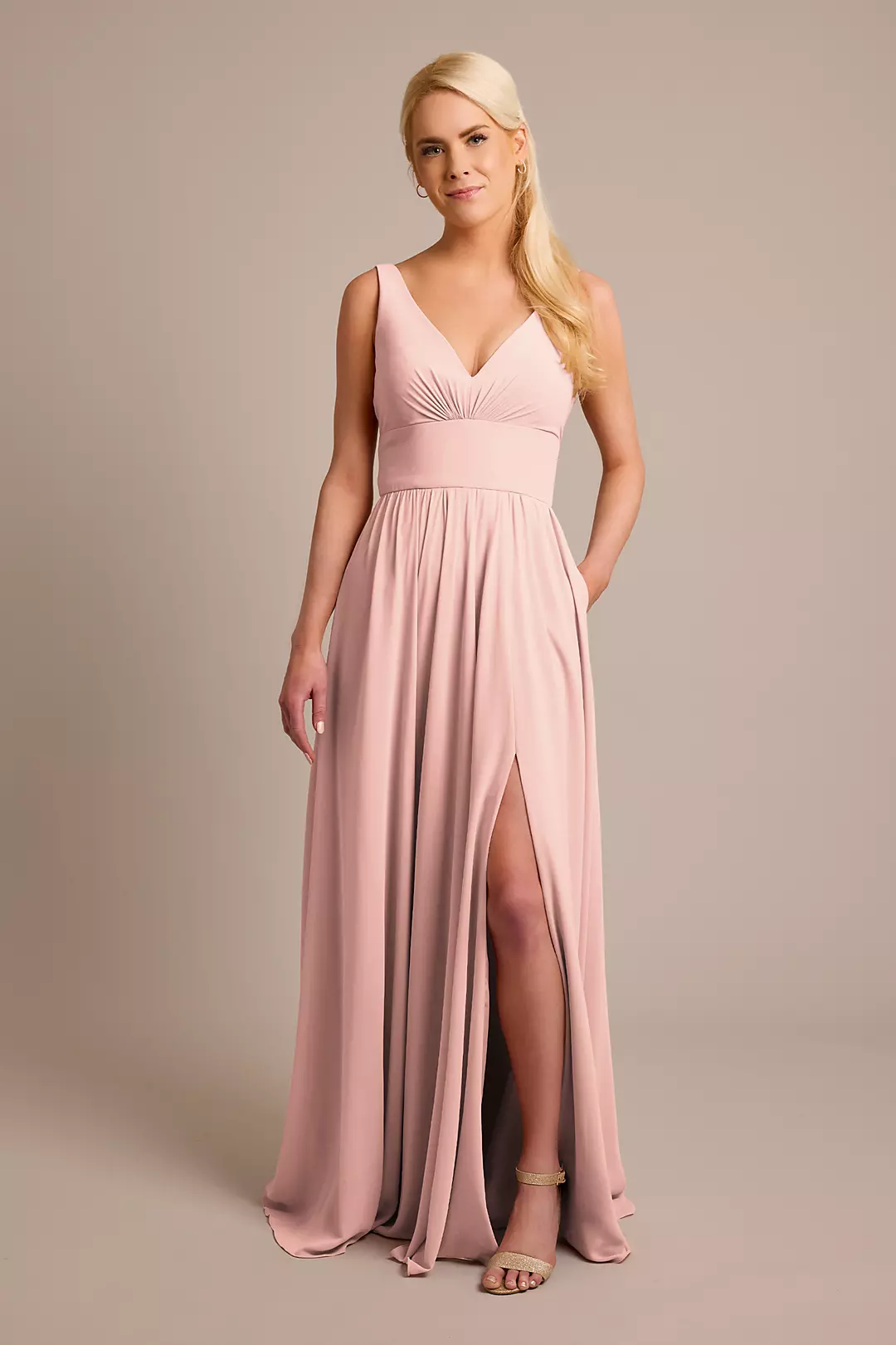 Chiffon Tank A-Line Dresses - XNAUWBI