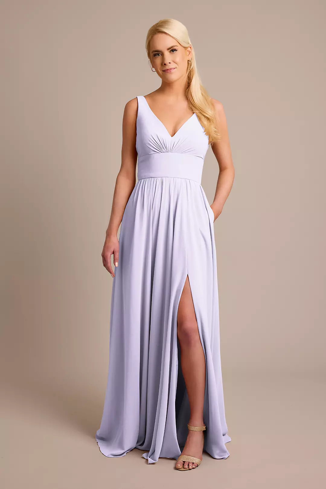 Chiffon Tank A-Line Dresses - XNAUWBI