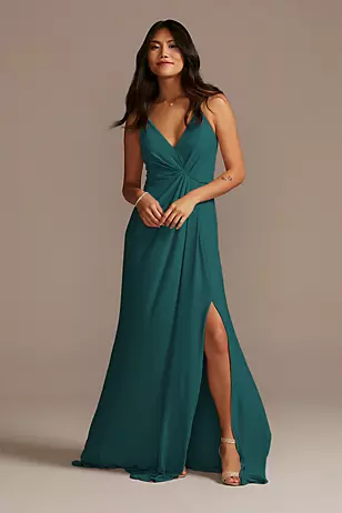 Jersey A-Line Dress with Knot Detail Dress - XNAUWBI