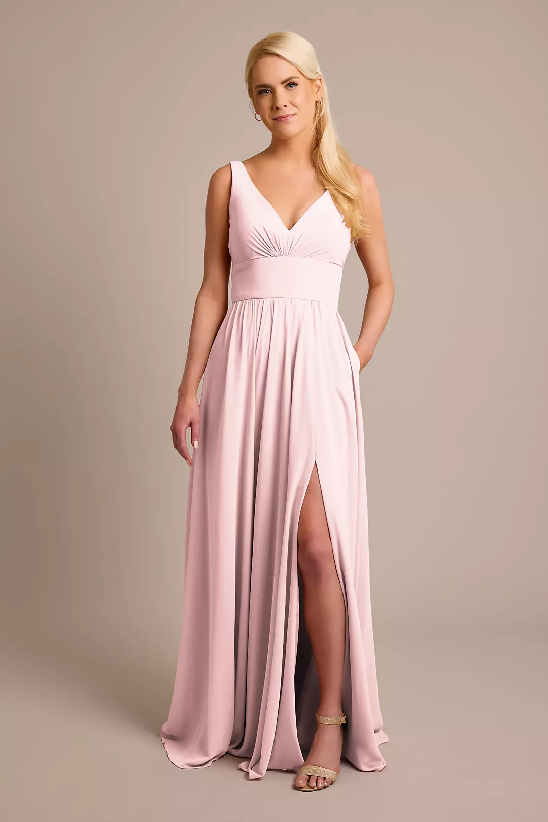 Chiffon Tank A-Line Dresses - XNAUWBI