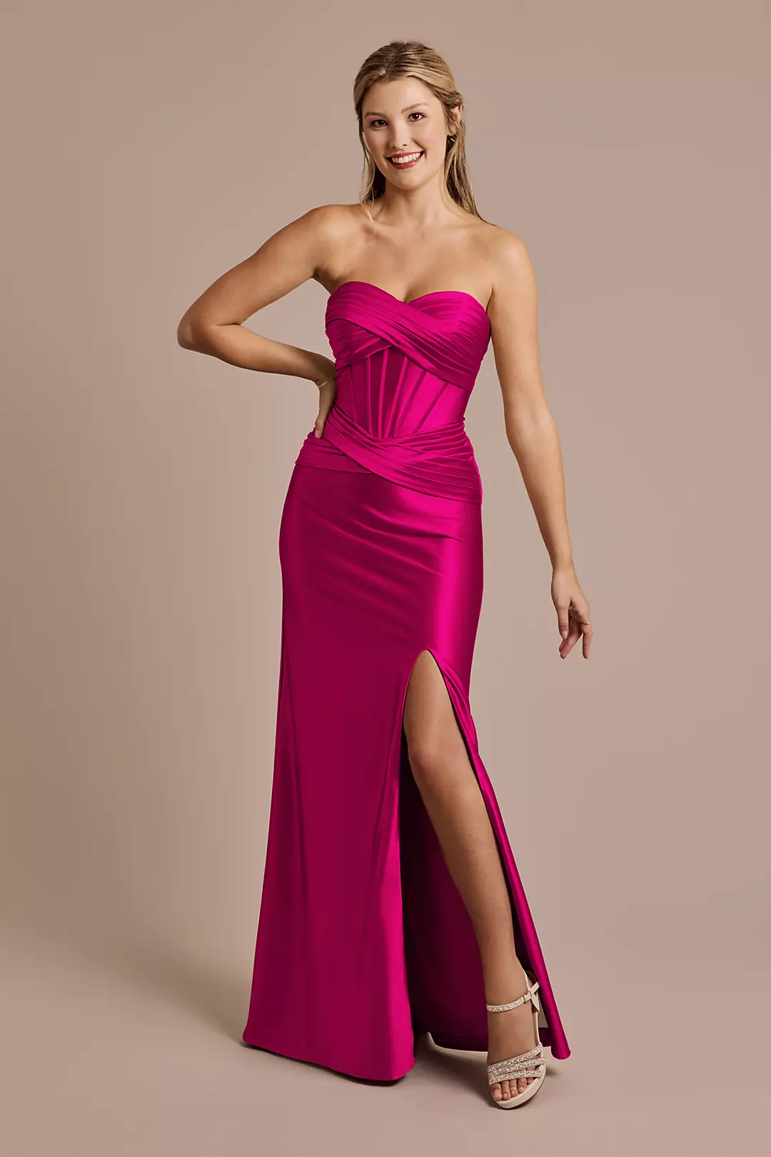 Sculpting Satin Sweetheart Mermaid Dresses - XNAUWBI