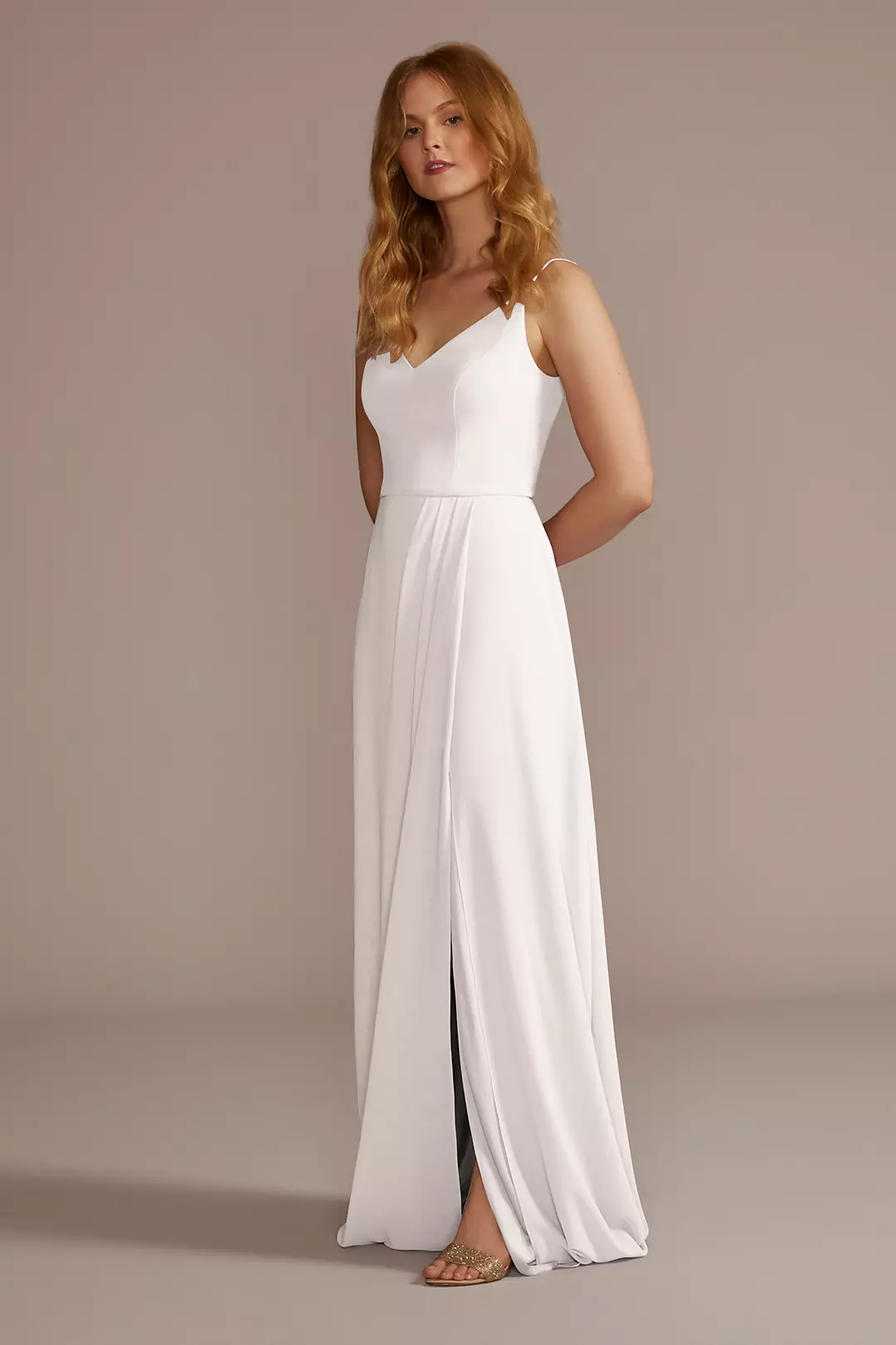 Chiffon Spaghetti Strap Dresses - XNAUWBI