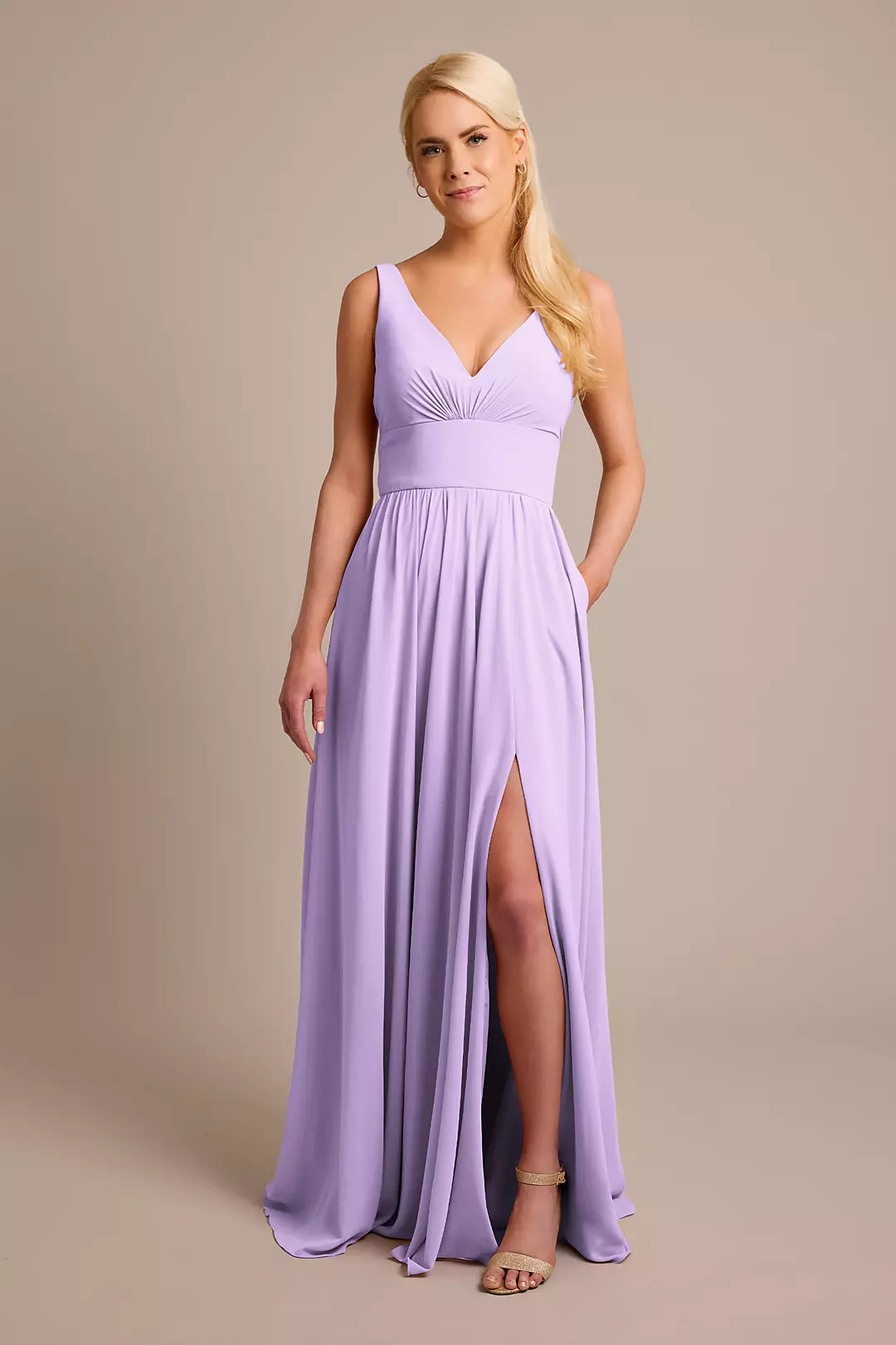 Chiffon Tank A-Line Dresses - XNAUWBI