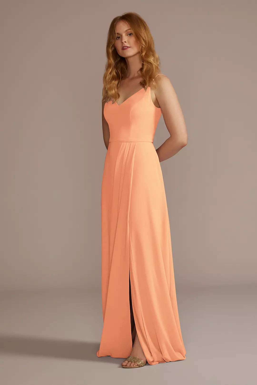 Chiffon Spaghetti Strap Dresses - XNAUWBI