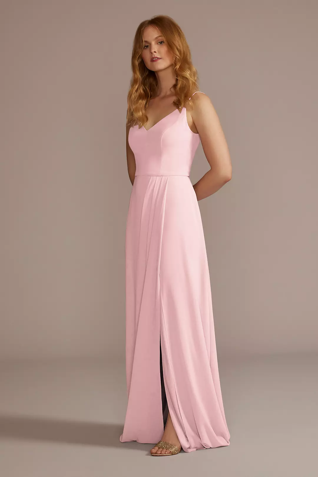 Chiffon Spaghetti Strap Dresses - XNAUWBI