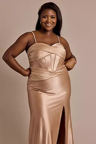 Sculpting Satin Sweetheart Mermaid Dresses - XNAUWBI