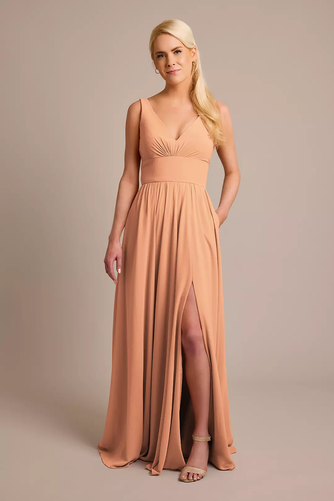 Chiffon Tank A-Line Dresses - XNAUWBI