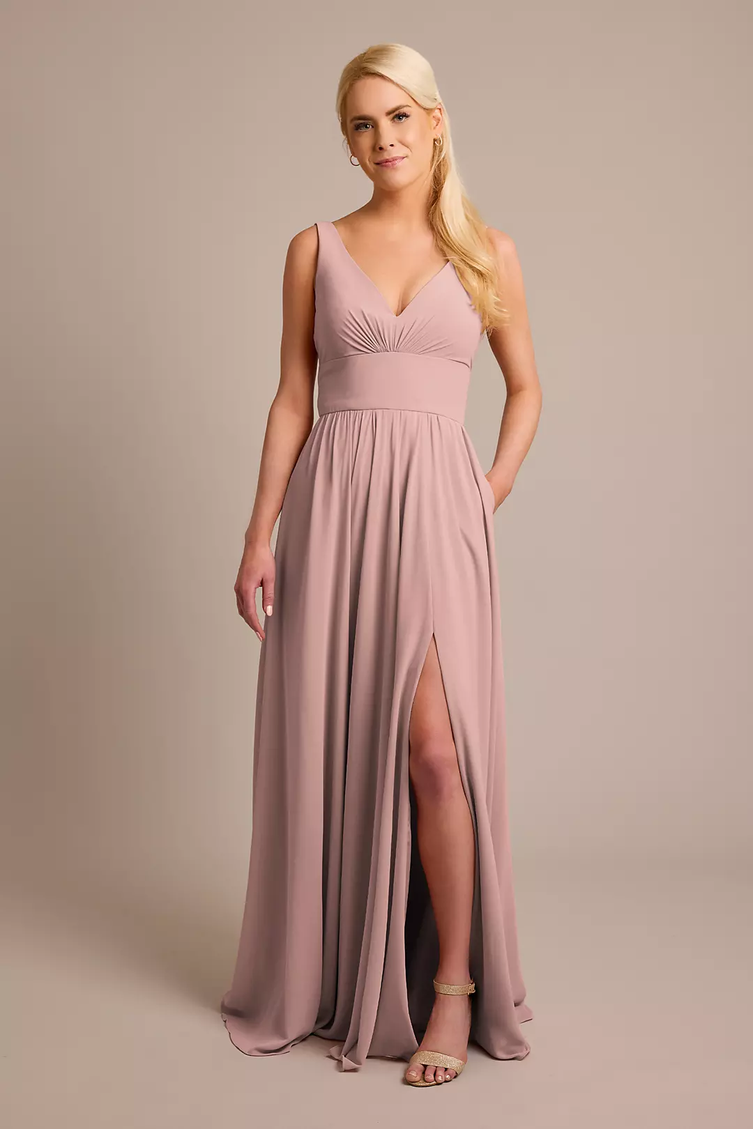 Chiffon Tank A-Line Dresses - XNAUWBI