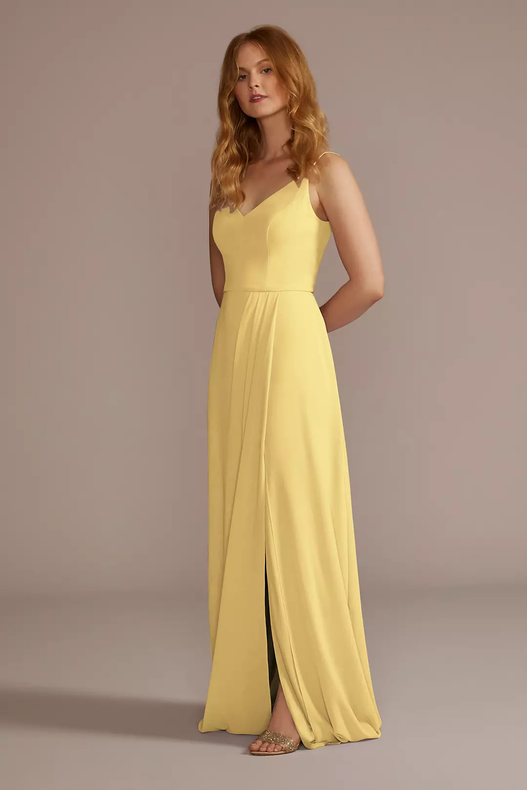 Chiffon Spaghetti Strap Dresses - XNAUWBI