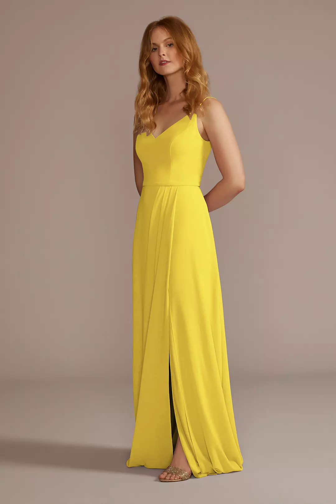 Chiffon Spaghetti Strap Dresses - XNAUWBI