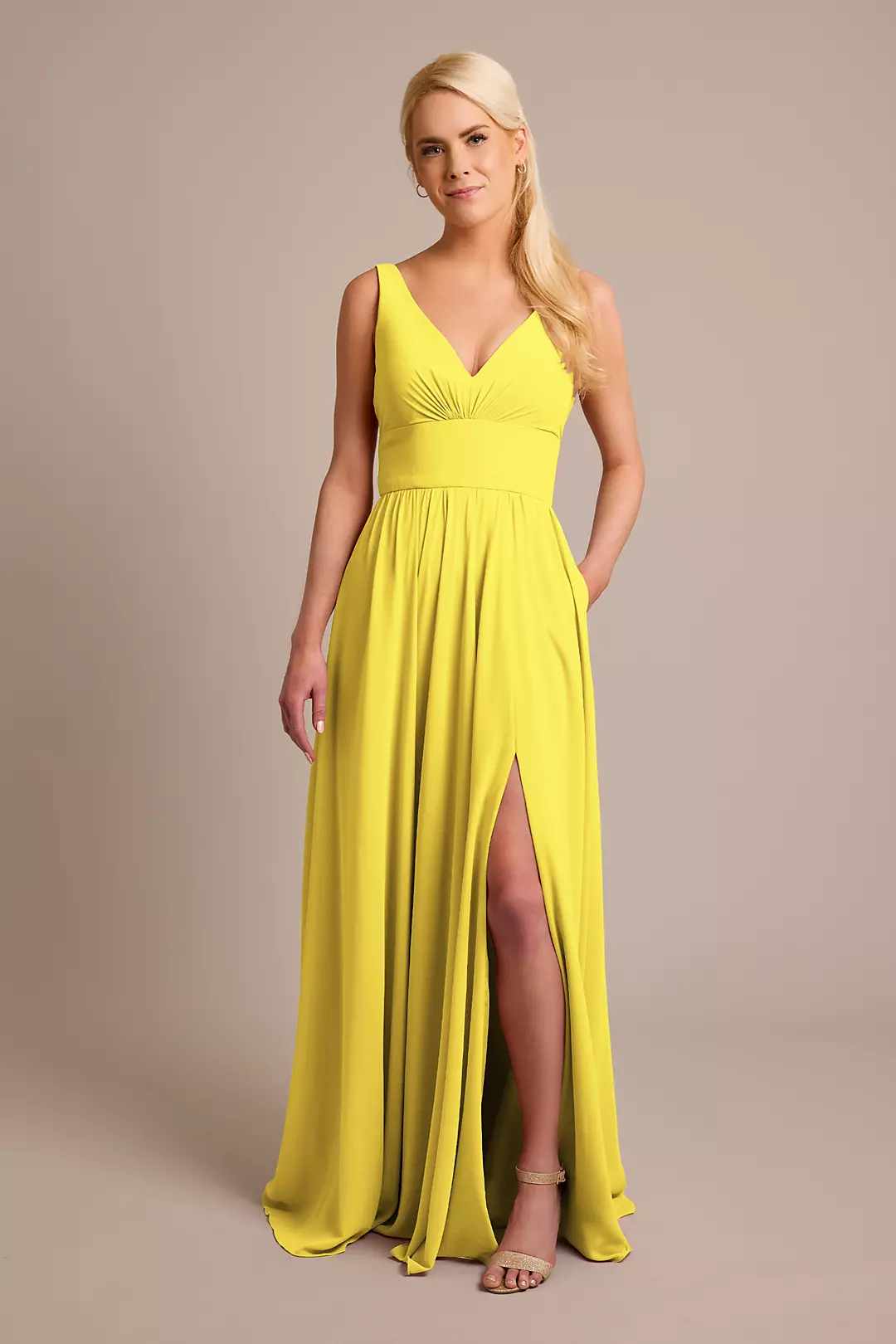 Chiffon Tank A-Line Dresses - XNAUWBI