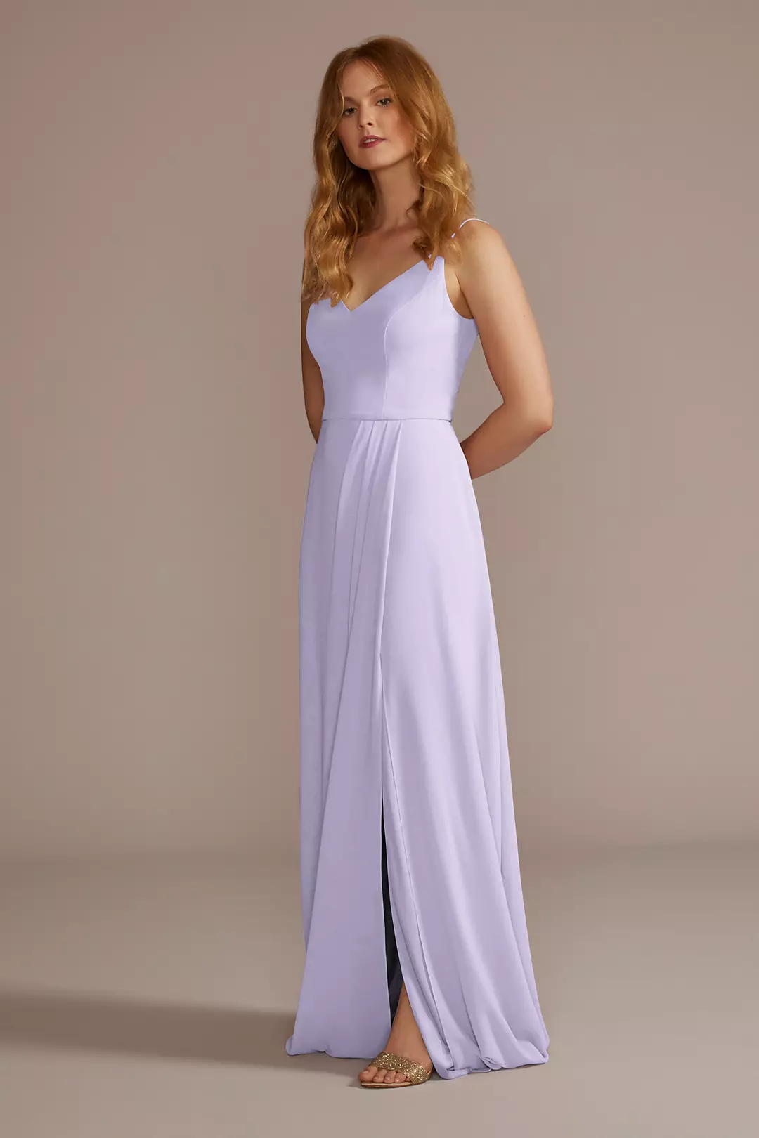 Chiffon Spaghetti Strap Dresses - XNAUWBI