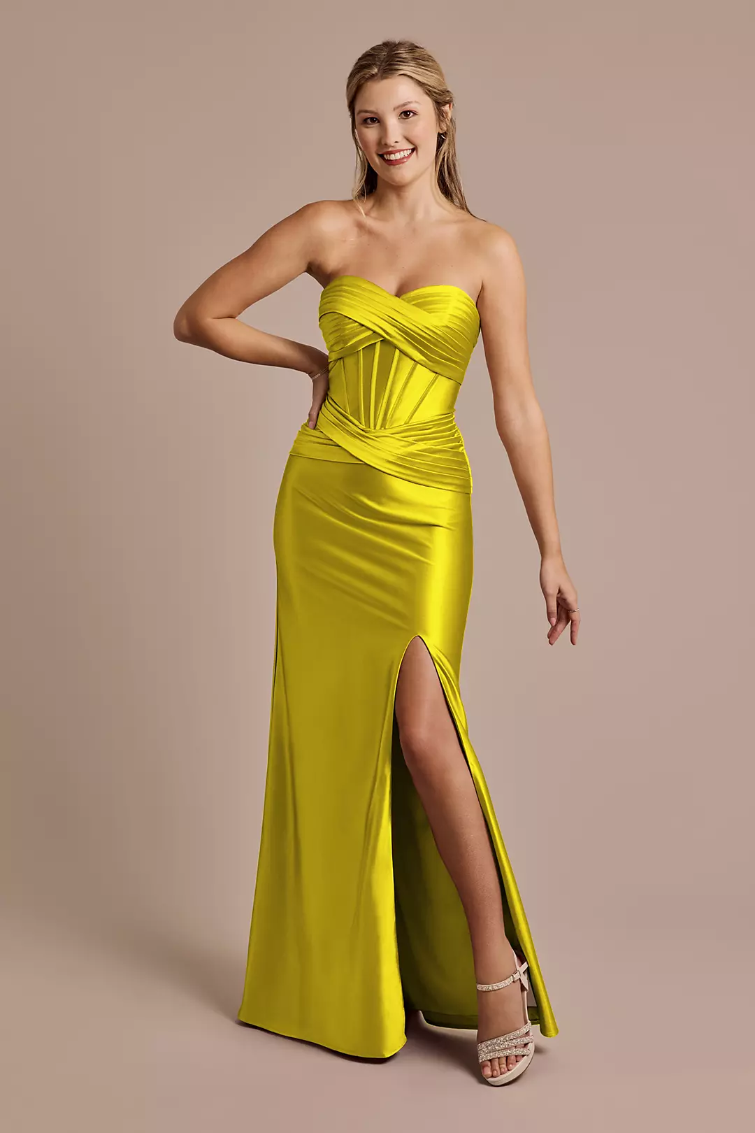 Sculpting Satin Sweetheart Mermaid Dresses - XNAUWBI