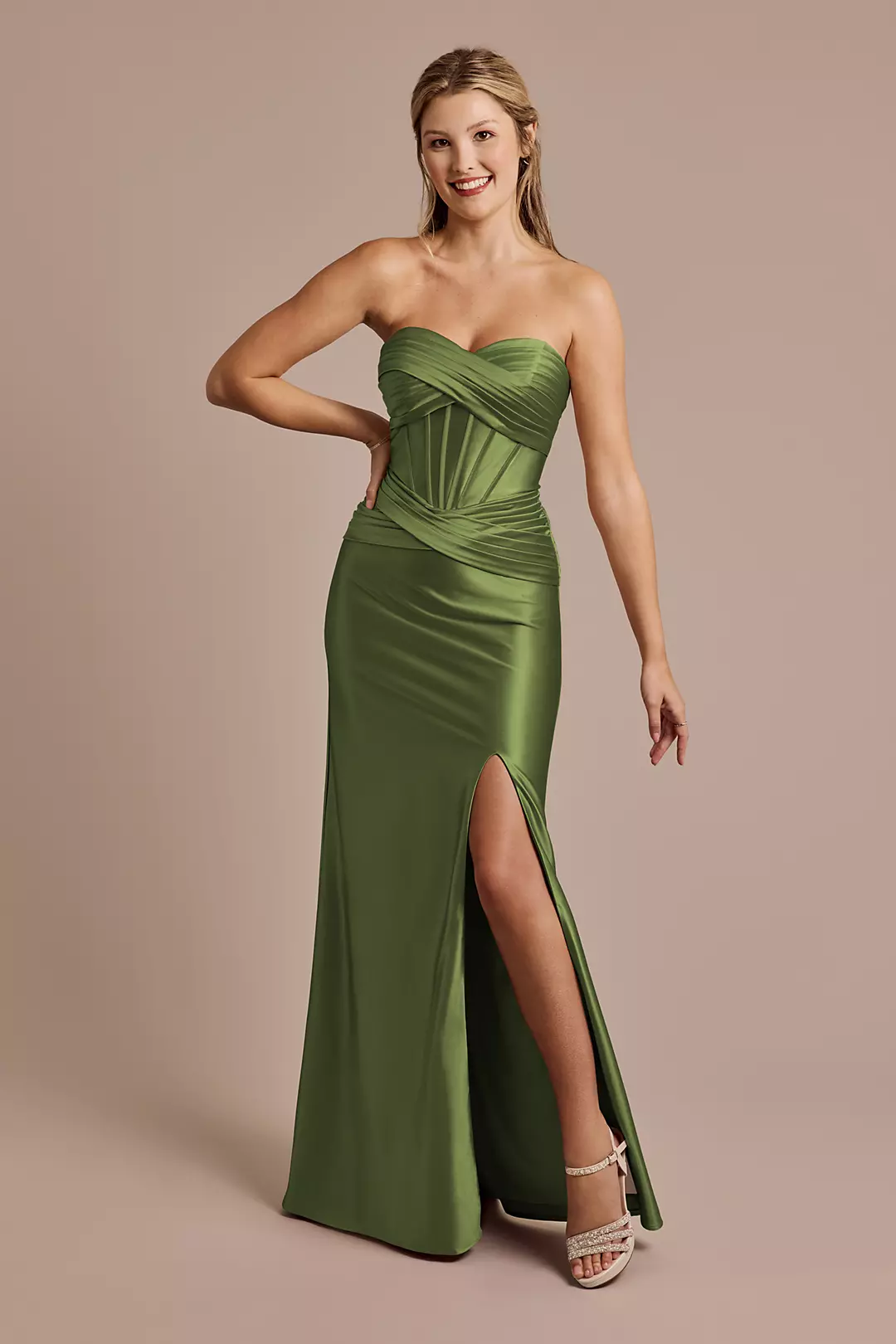 Sculpting Satin Sweetheart Mermaid Dresses - XNAUWBI
