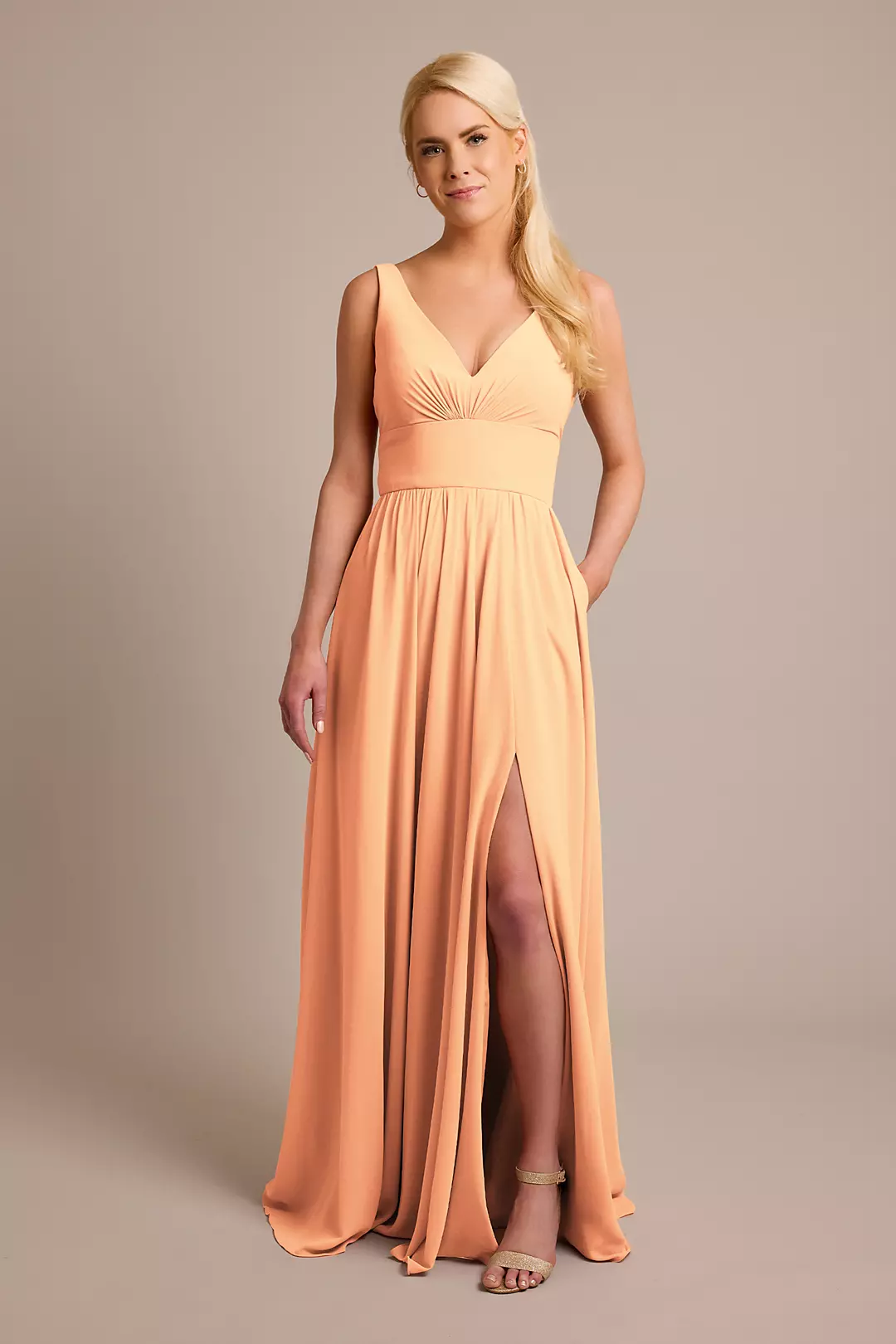 Chiffon Tank A-Line Dresses - XNAUWBI