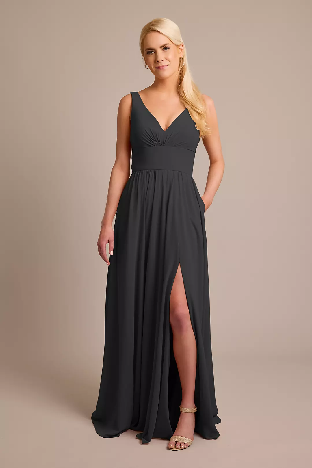 Chiffon Tank A-Line Dresses - XNAUWBI