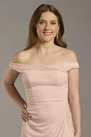 Mesh Cowl Neck Ruched A-Line Dresses - XNAUWBI