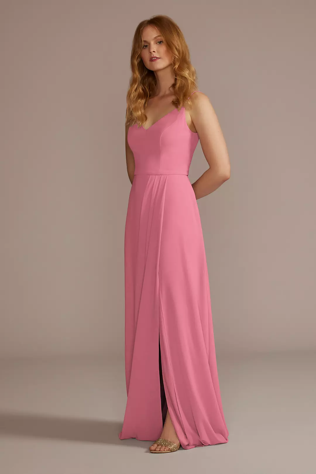 Chiffon Spaghetti Strap Dresses - XNAUWBI
