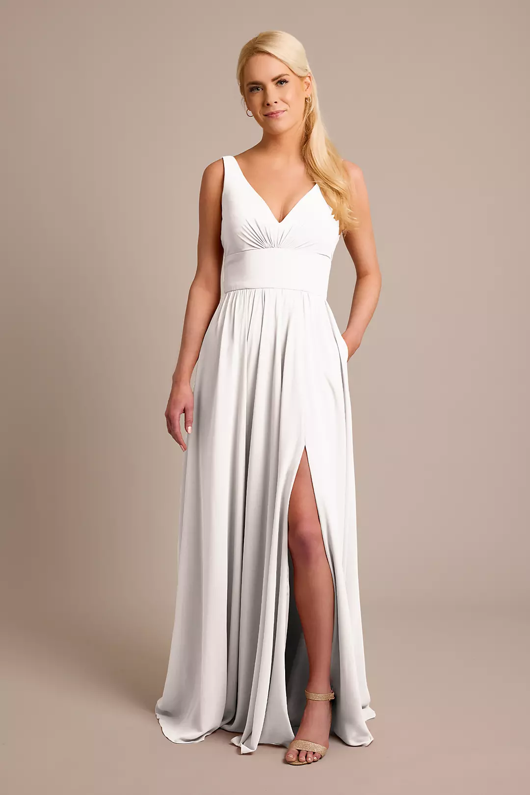 Chiffon Tank A-Line Dresses - XNAUWBI