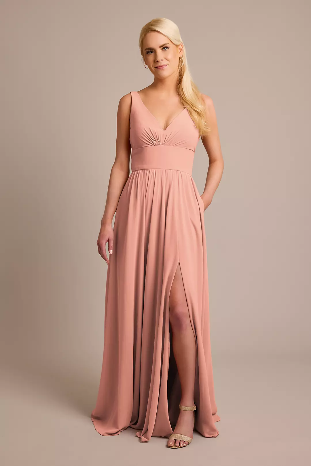 Chiffon Tank A-Line Dresses - XNAUWBI